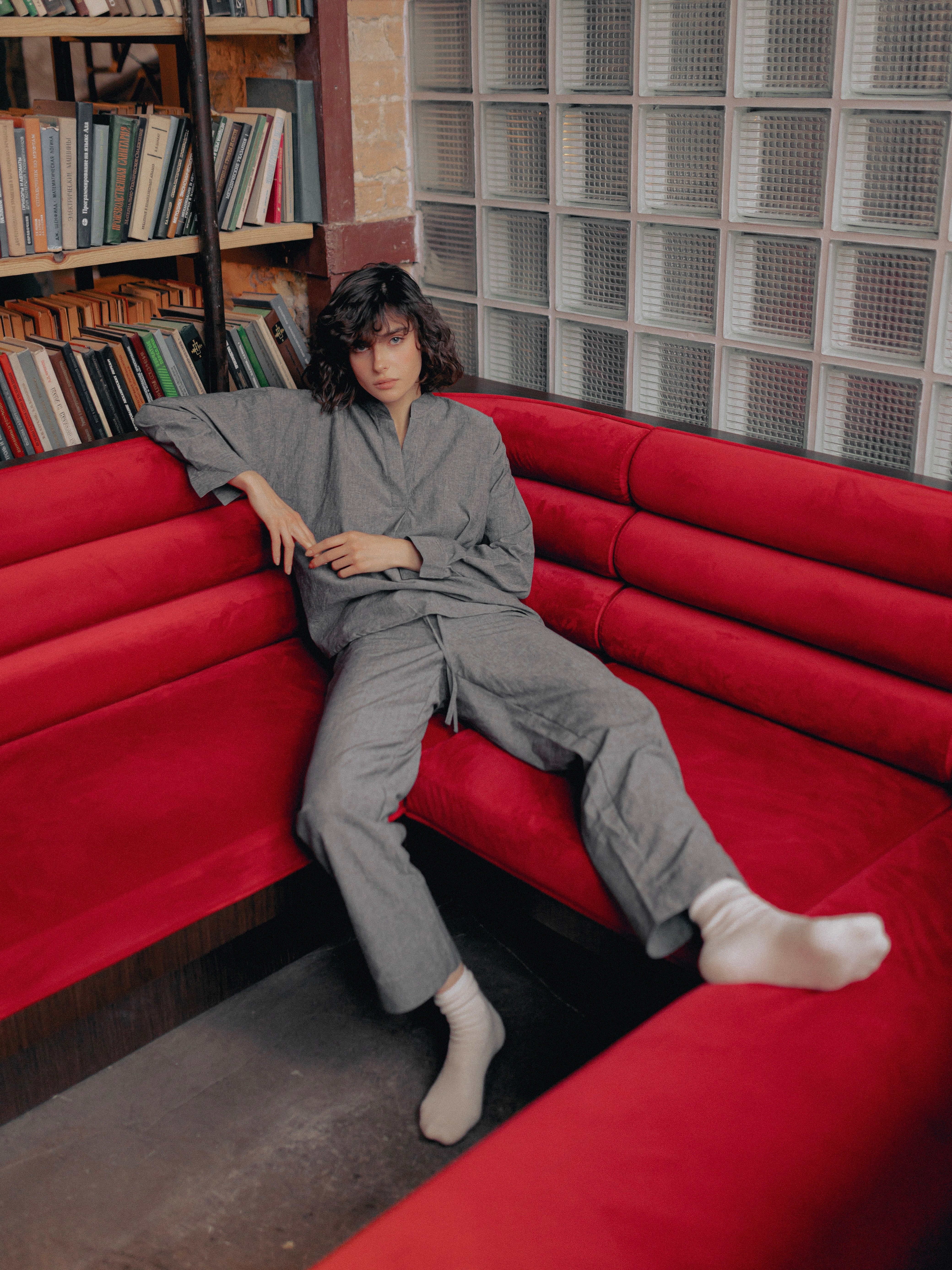 Піжама жіноча з вареної бавовни Silver