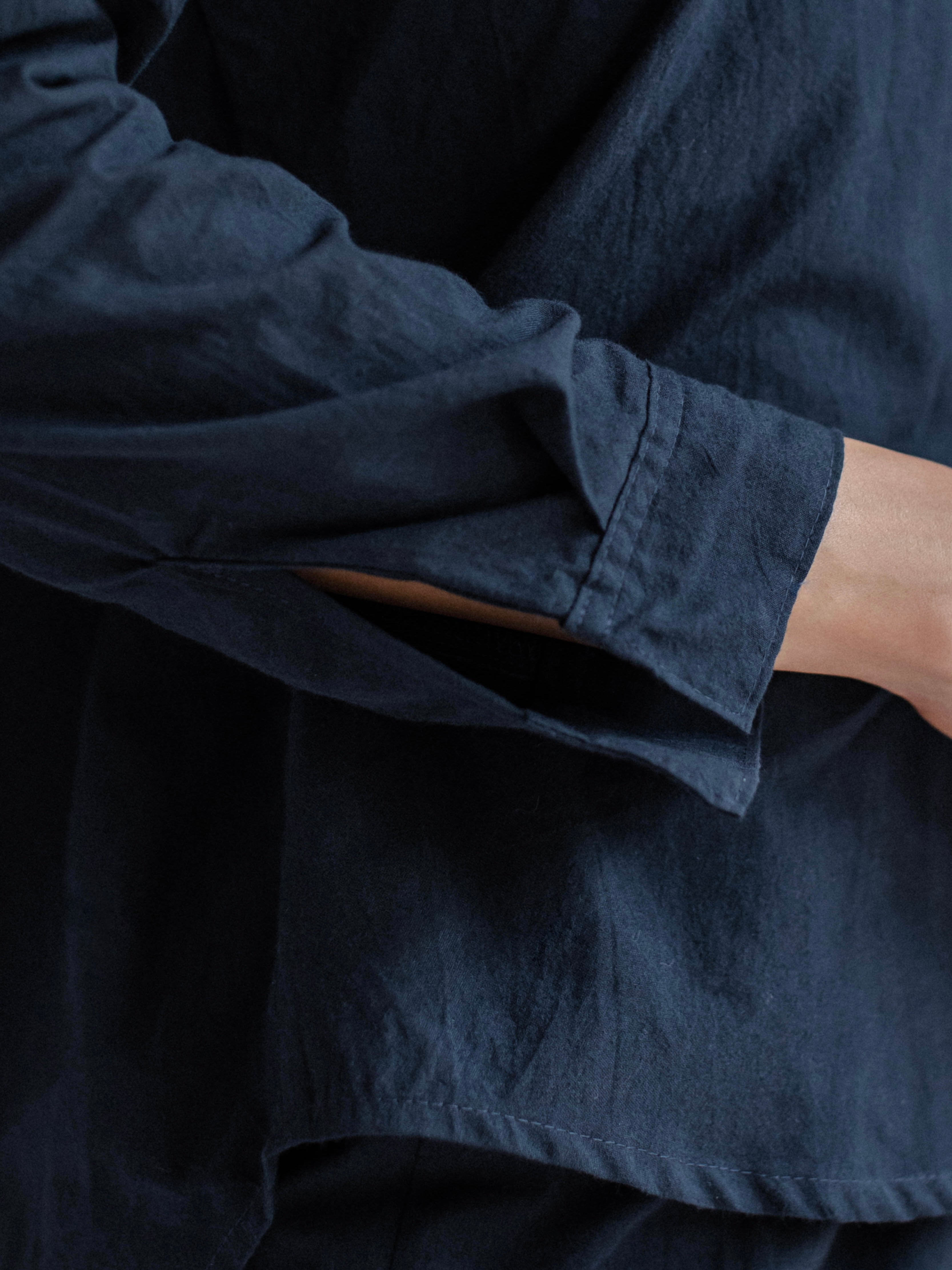 Сорочка жіноча з вареної бавовни Leglo Navy