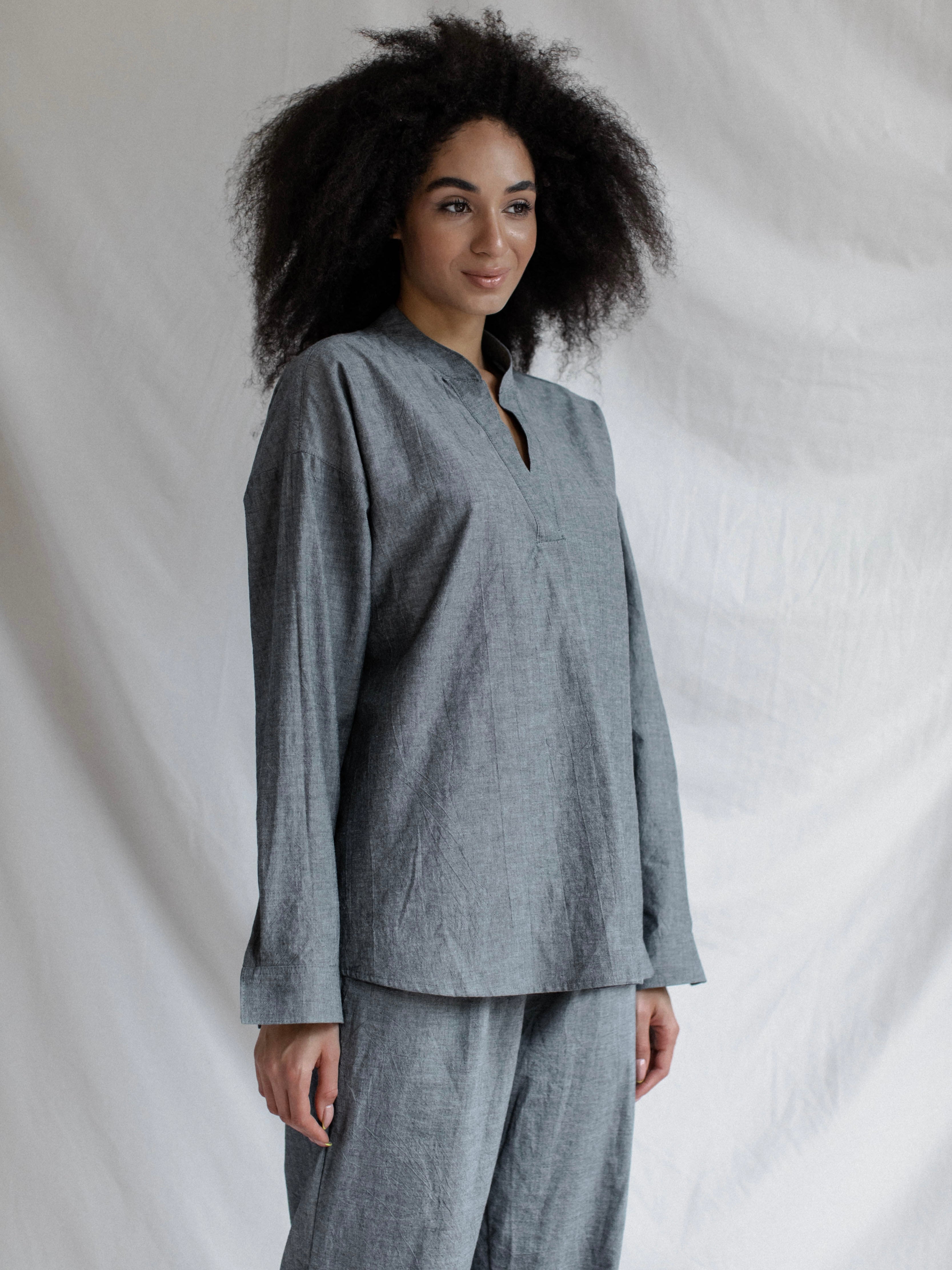 Сорочка жіноча з вареної бавовни Leglo Silver