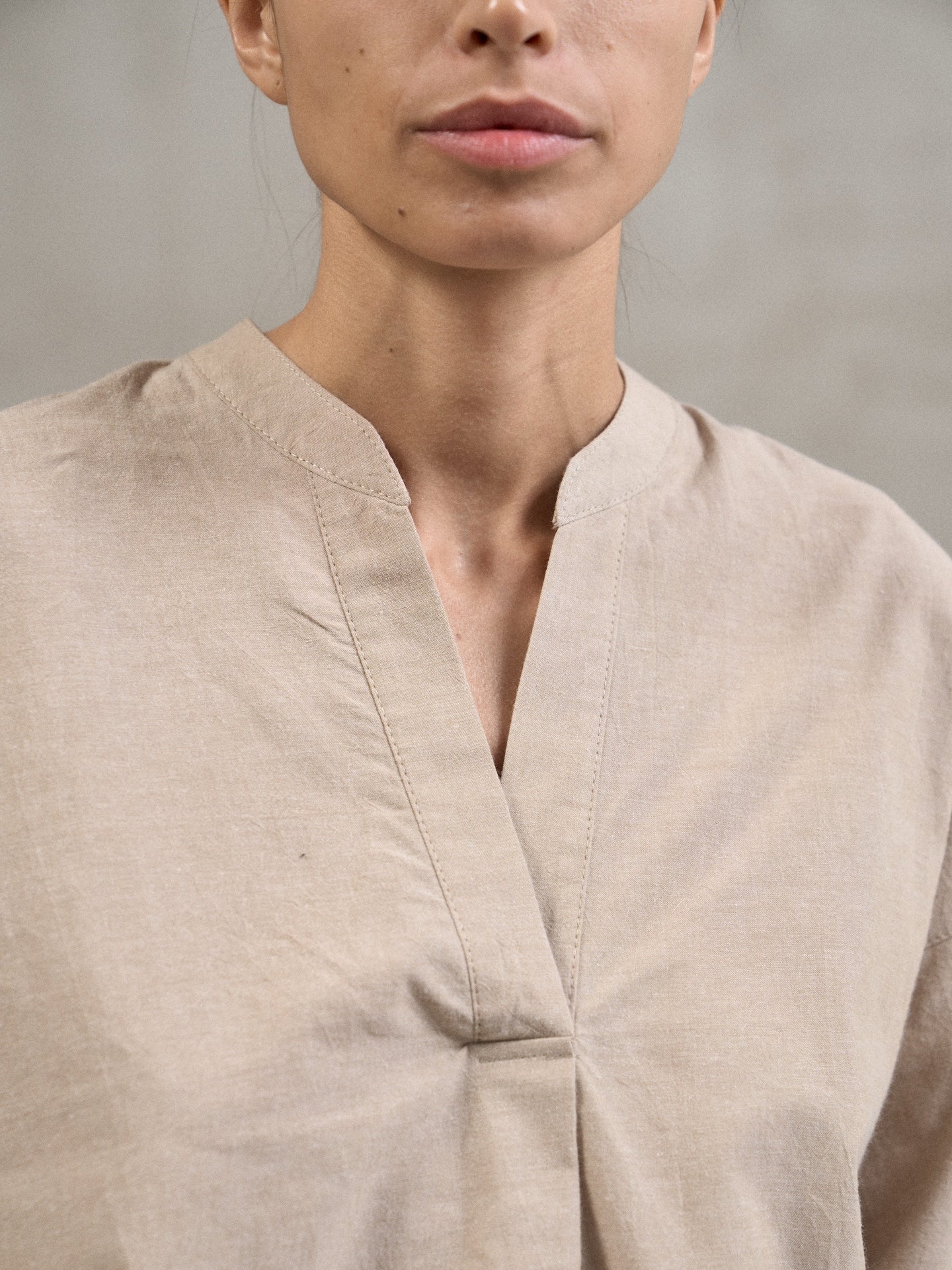 Піжама жіноча з шортами та сорочкою Leglo Almond