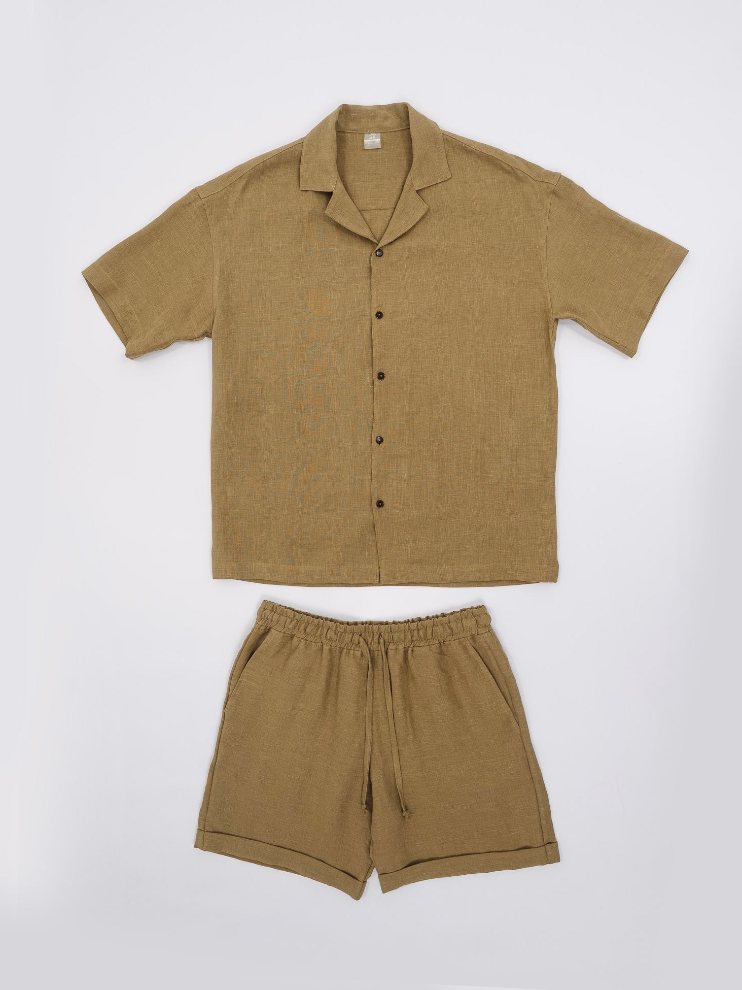 Чоловічий лляний костюм з шортами Leglo Spring