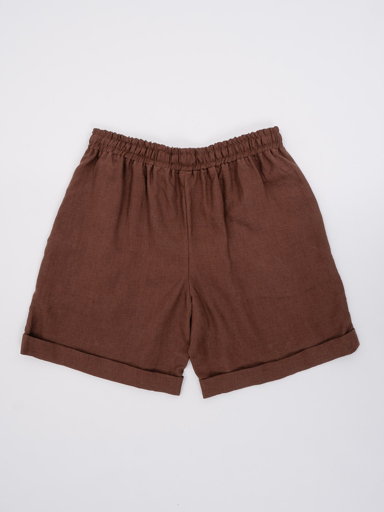 Чоловічі шорти з вареного льону Leglo Wine