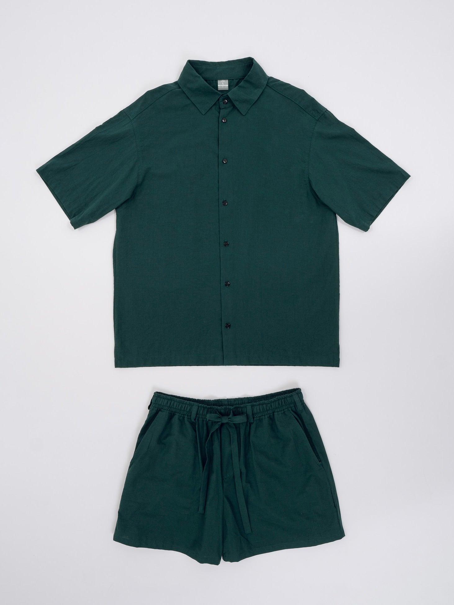 Чоловічий літній костюм з вареної бавовни Smaragd