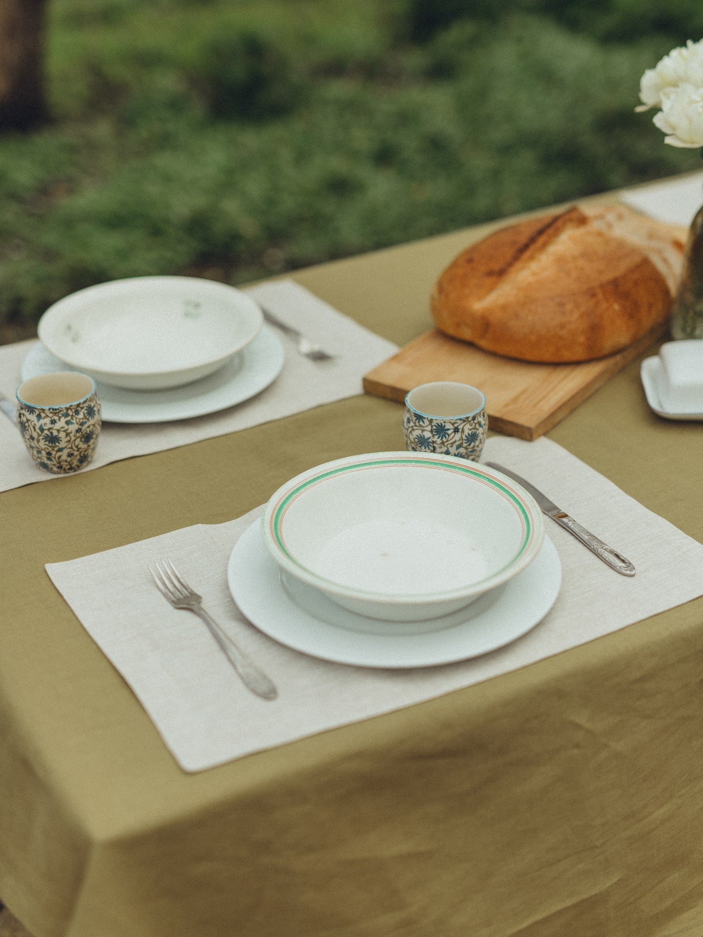 Серветка з вареного льону Ivory