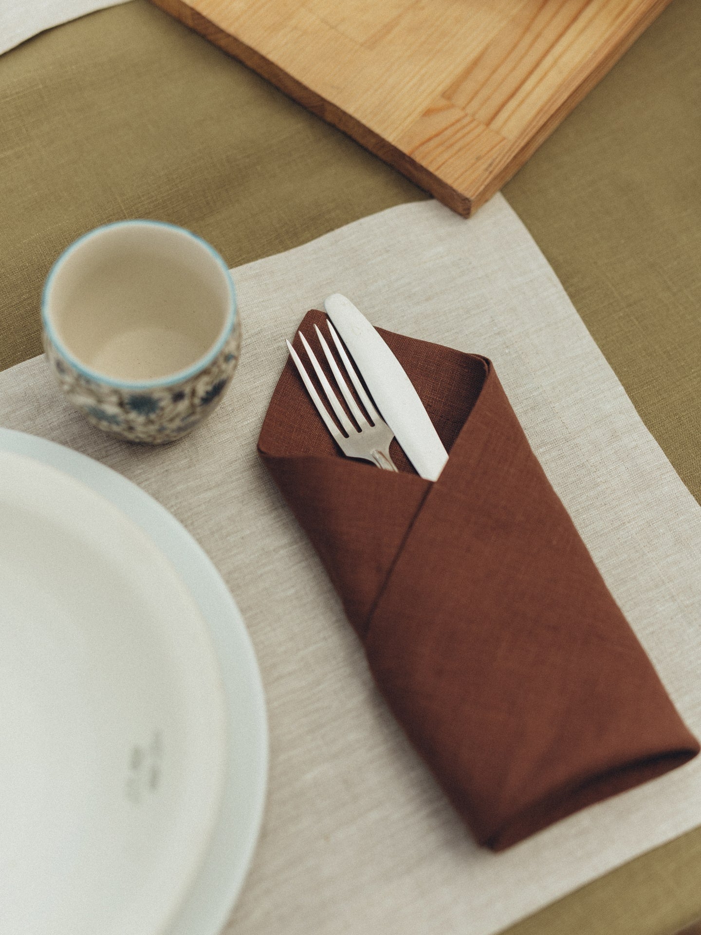 Серветка з вареного льону Wine