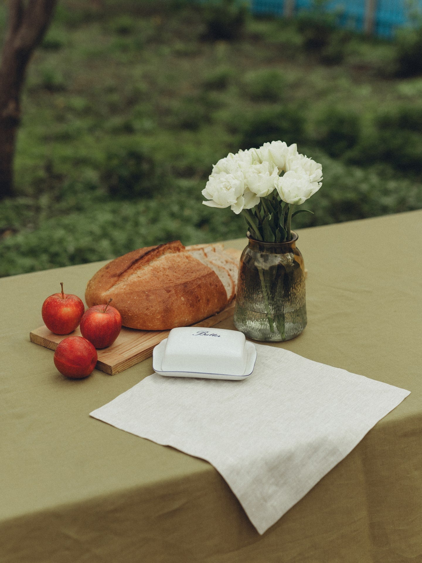 Серветка з вареного льону Ivory