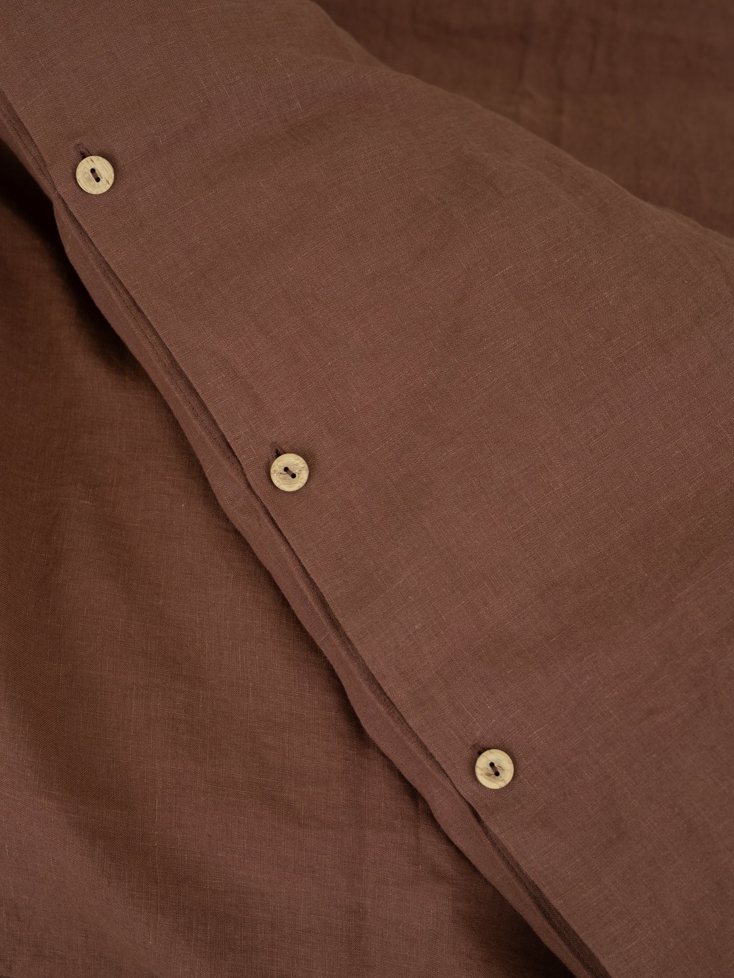 Комплект білизни з вареного льону Leglo Wine