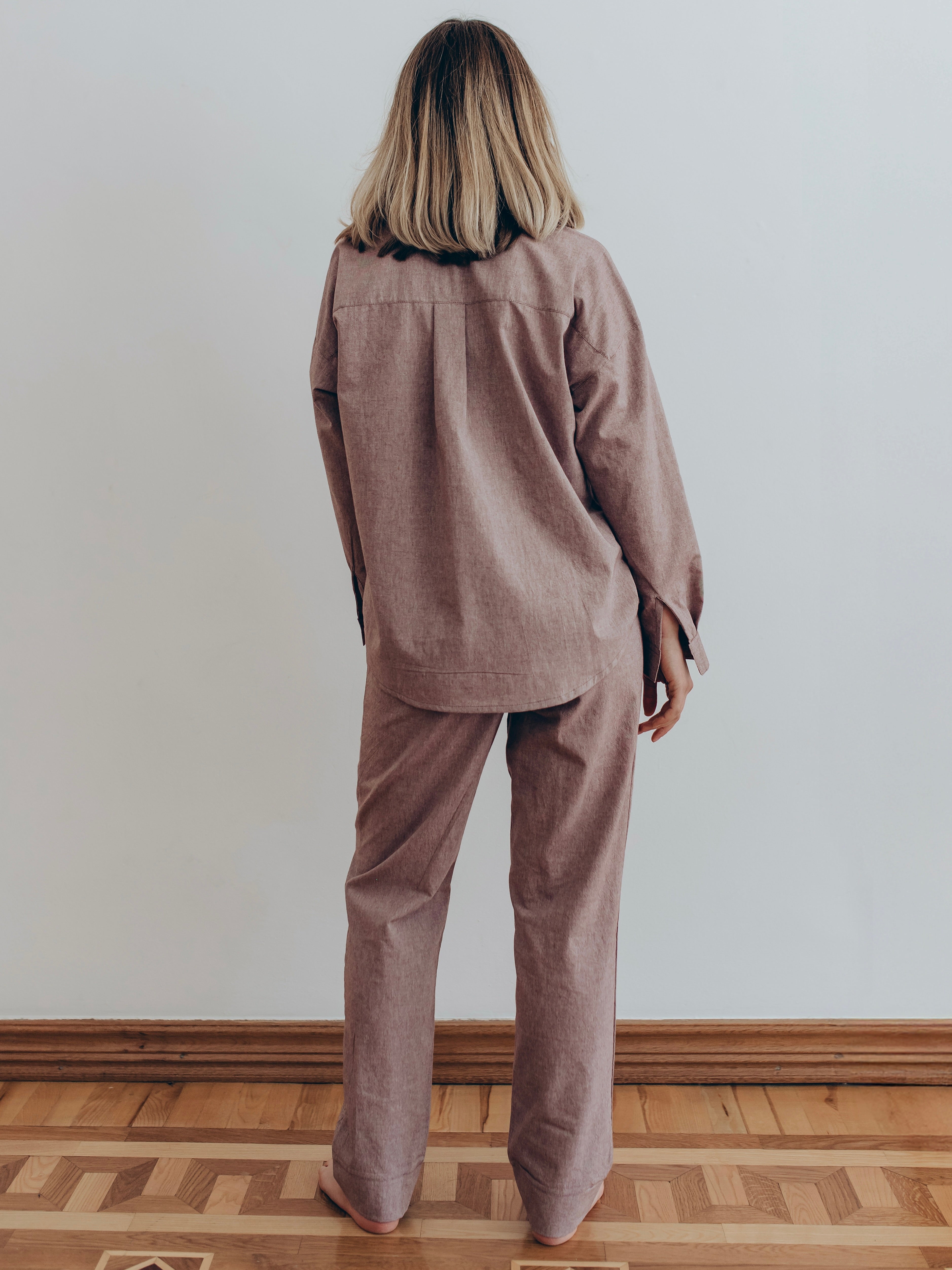 Сорочка жіноча з вареної бавовни Leglo Fossil