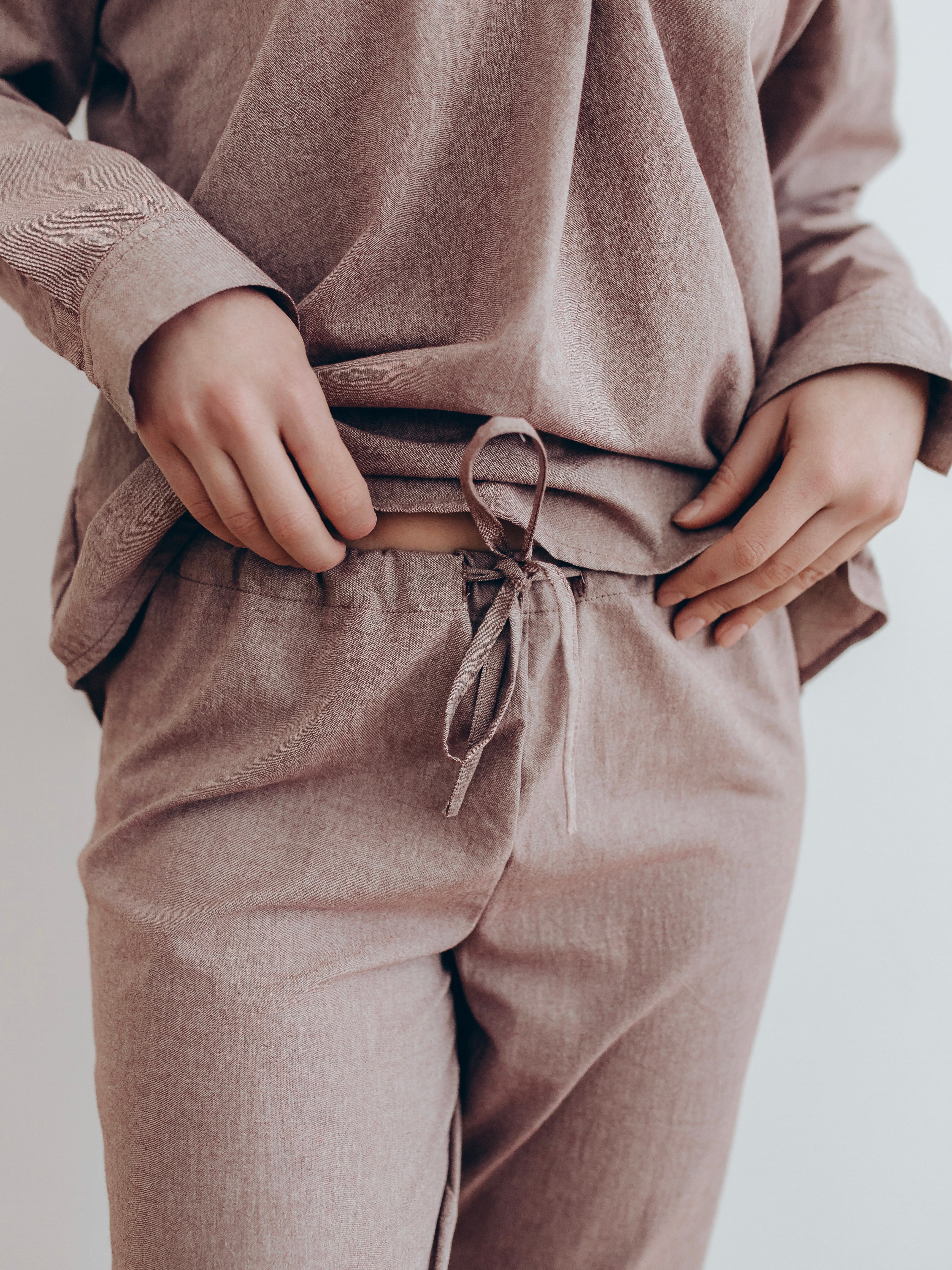 Штани жіночі з вареної бавовни Leglo Fossil