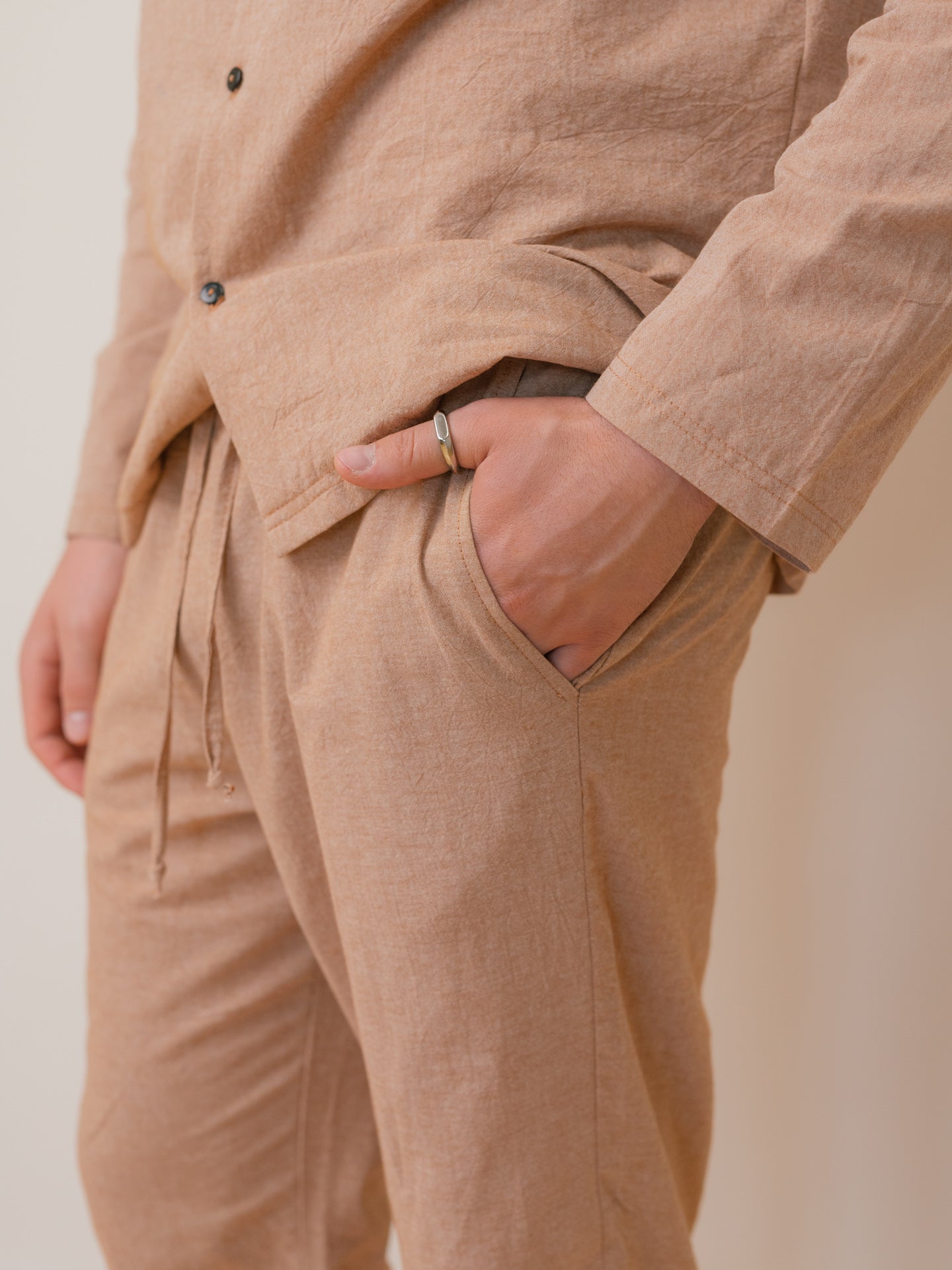 Піжама чоловіча з вареної бавовни Leglo Carob