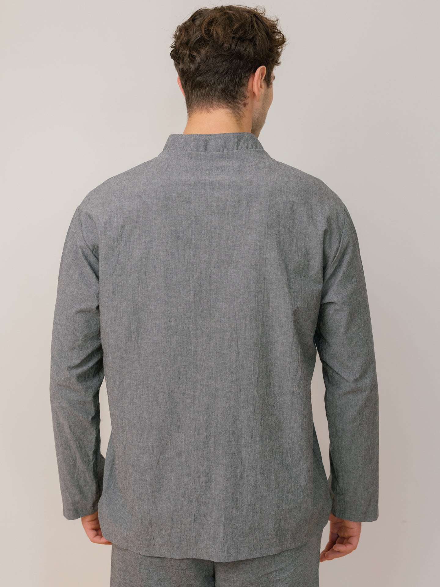 Сорочка чоловіча з вареної бавовни Leglo Silver