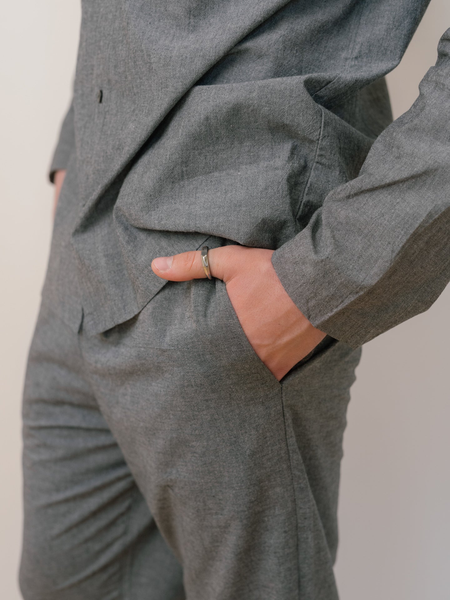 Піжама чоловіча з вареної бавовни Silver