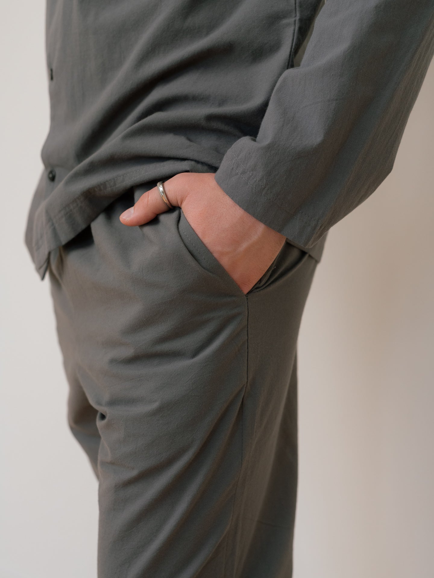 Піжама чоловіча з вареної бавовни Slate