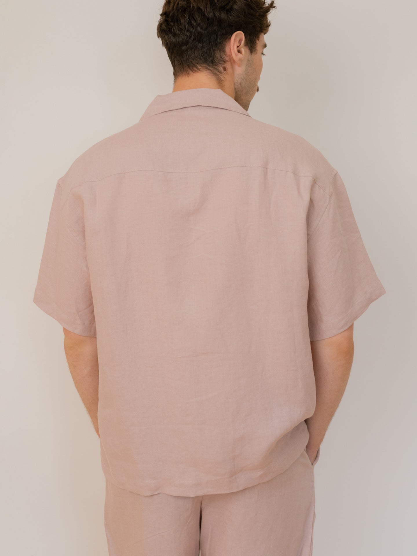 Чоловіча сорочка з вареного льону Leglo Lace