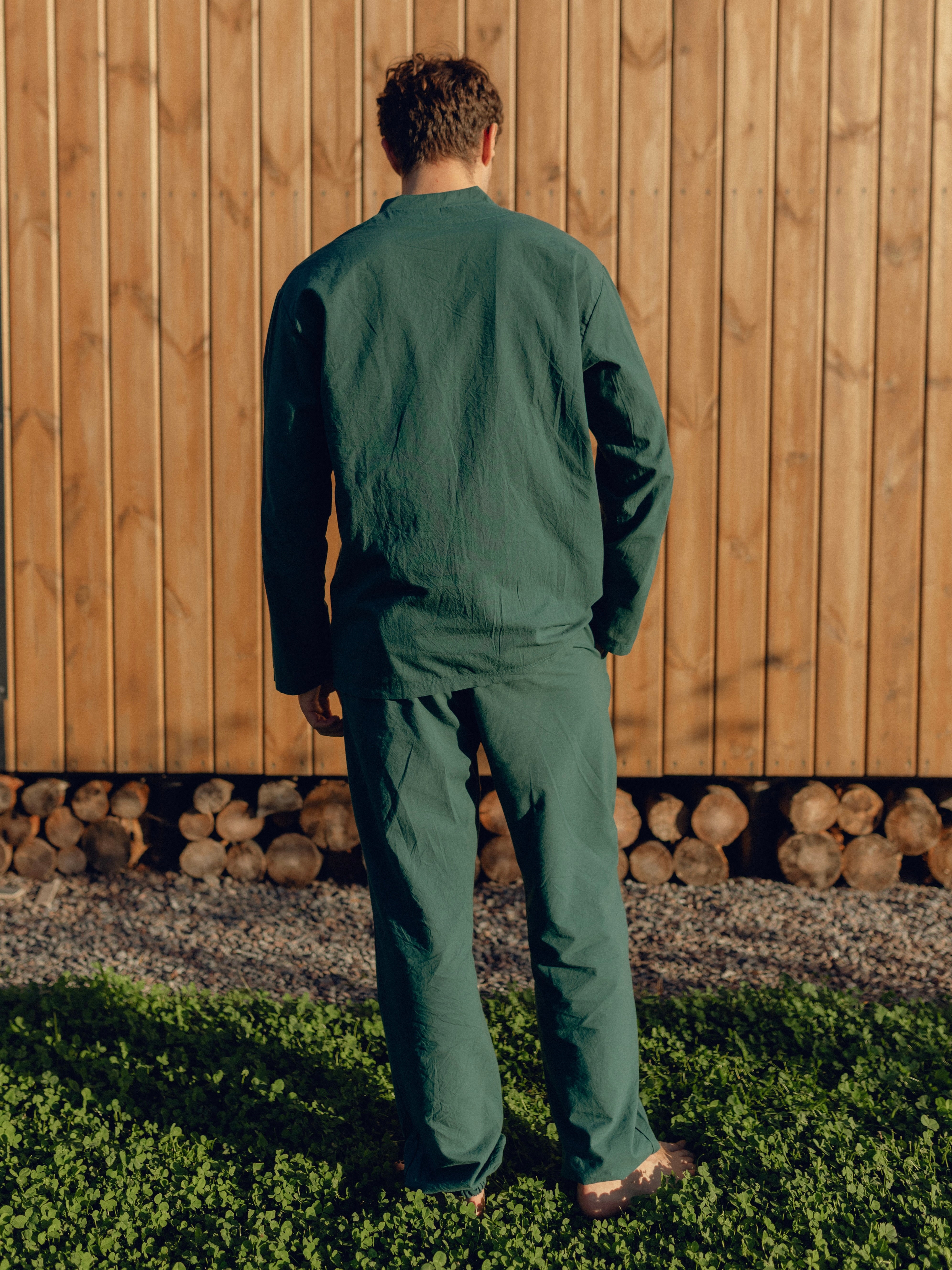 Піжама чоловіча з вареної бавовни Smaragd