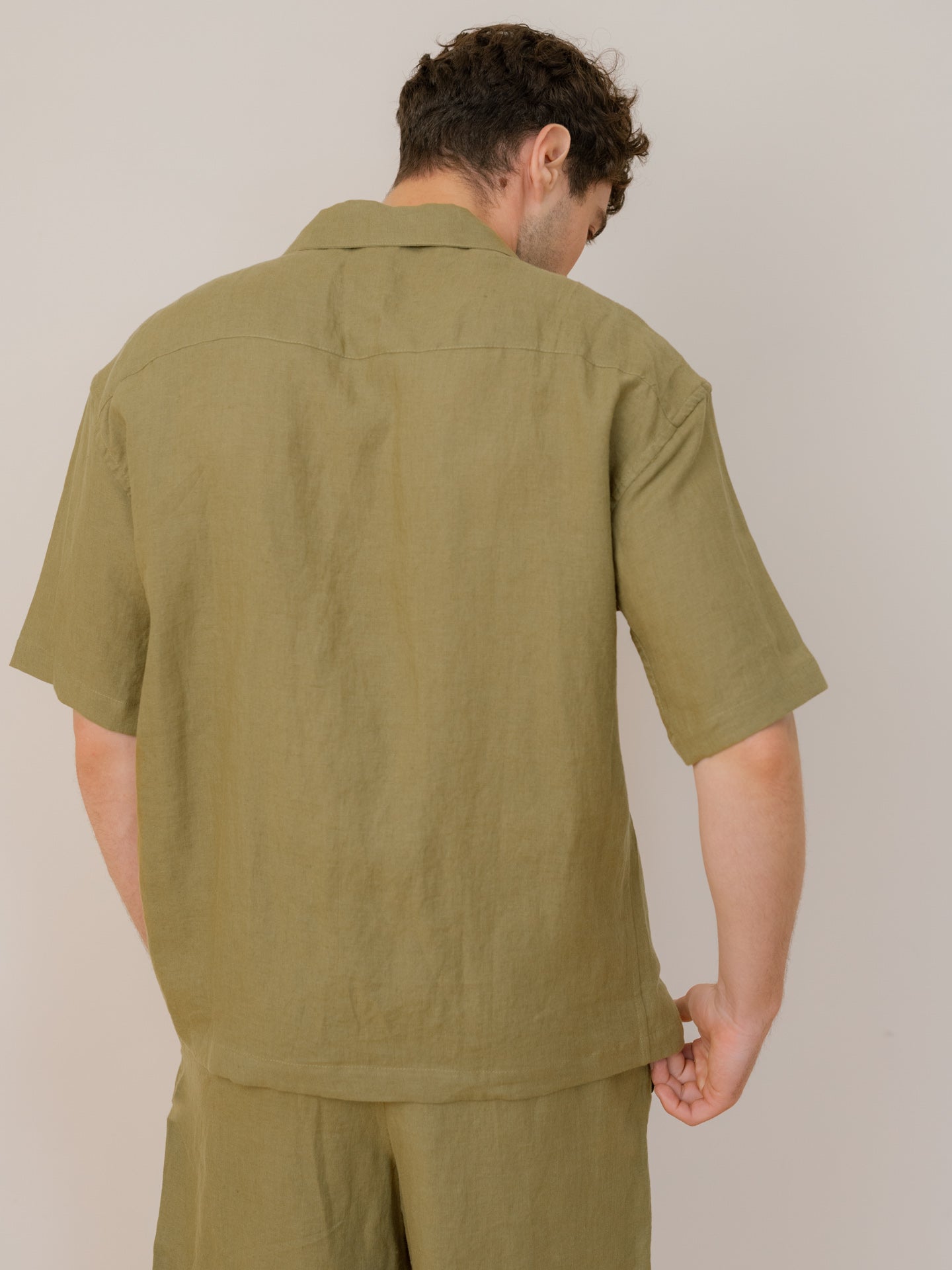 Чоловіча сорочка з вареного льону Leglo Spring