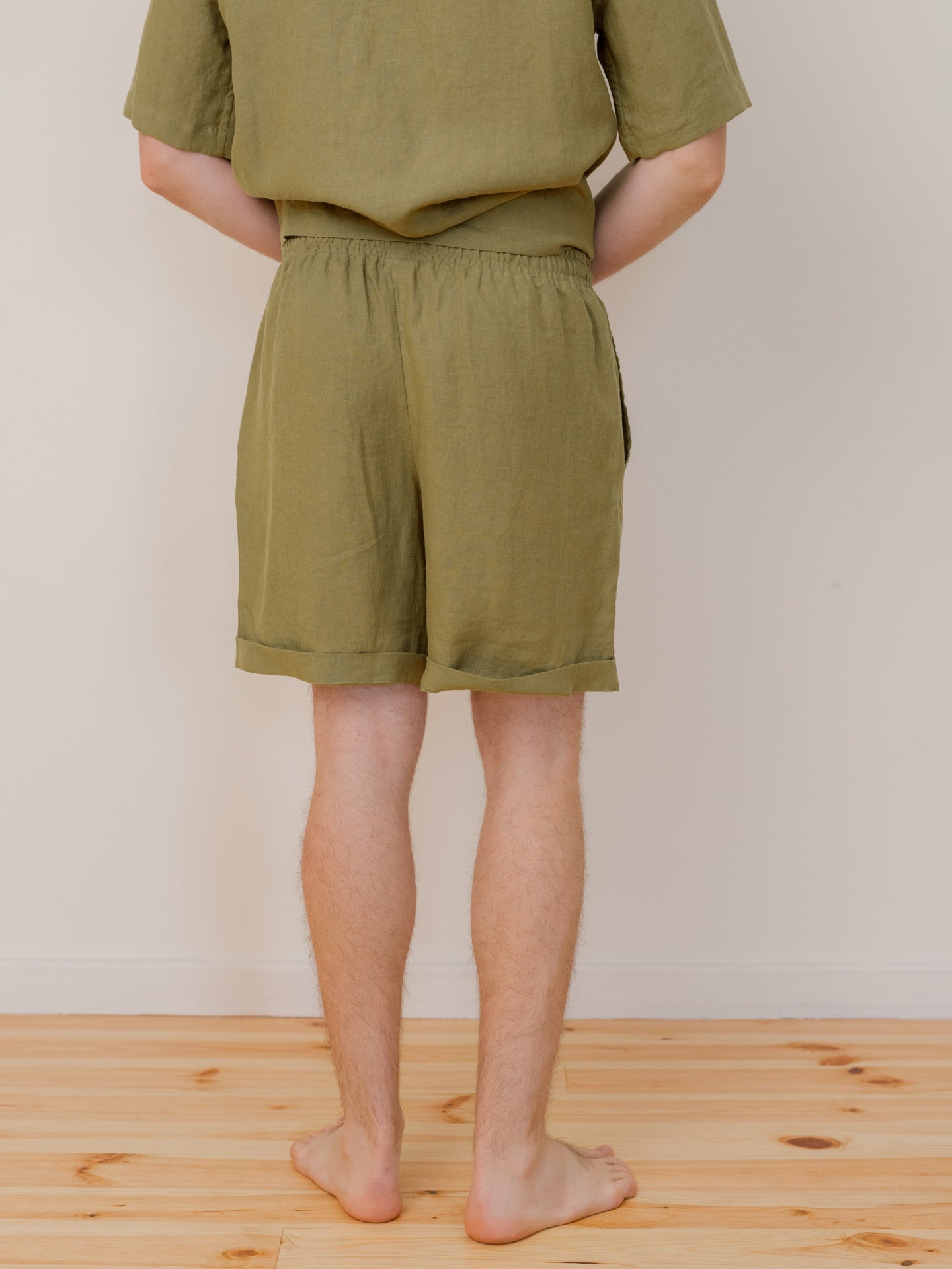 Чоловічі шорти з вареного льону Leglo Spring