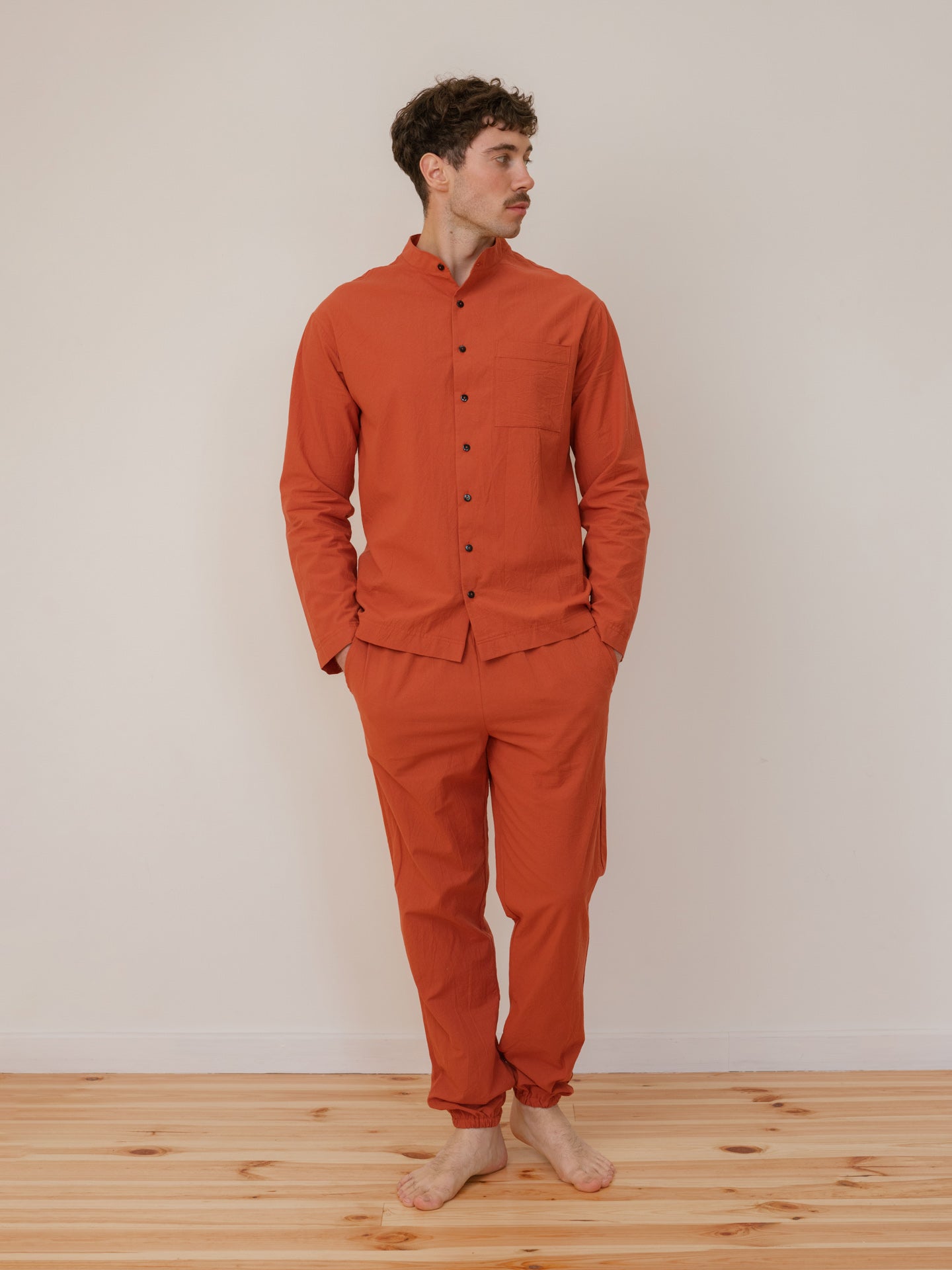 Піжама чоловіча з вареної бавовни Terra