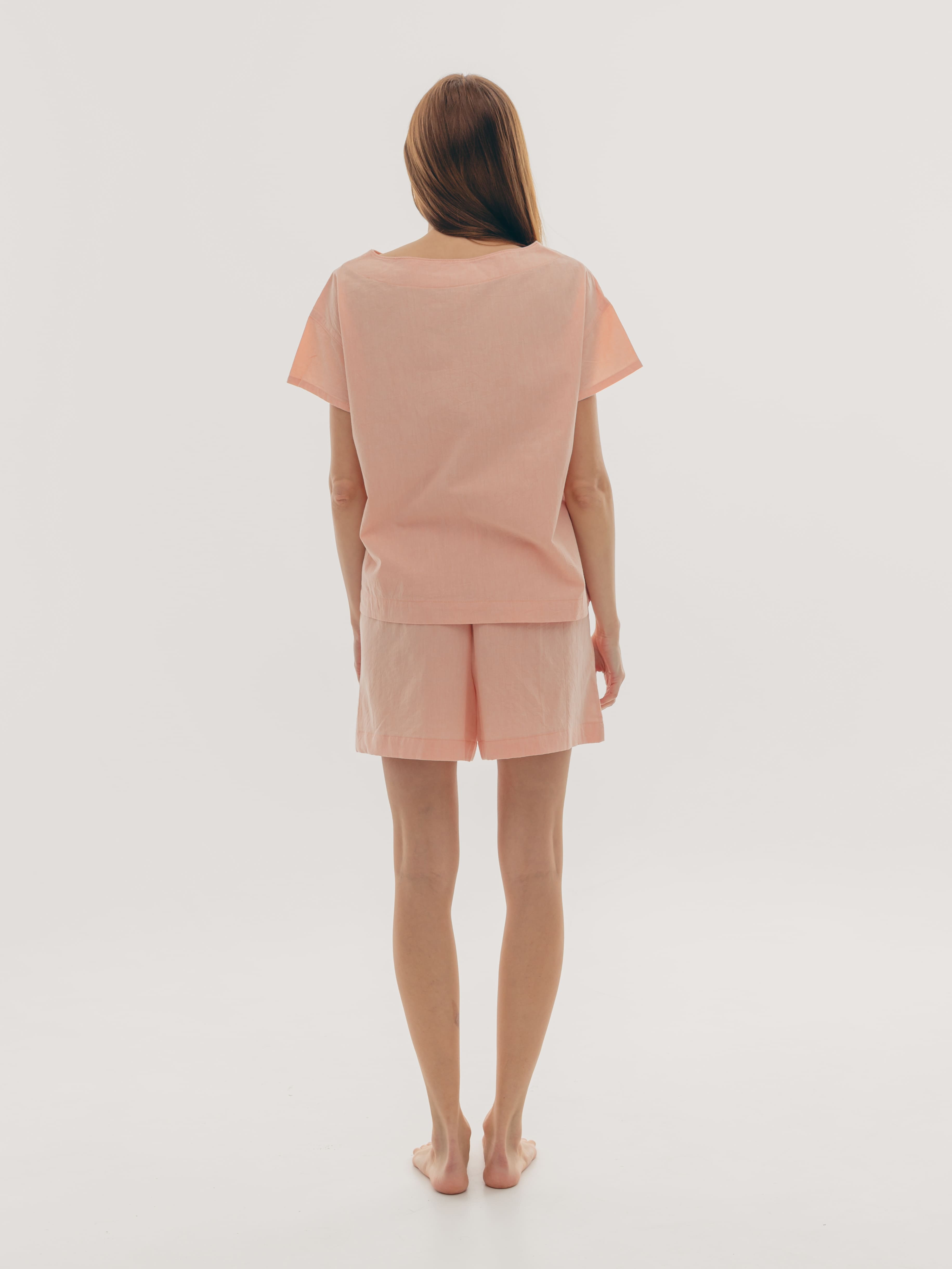 Футболка з вареної бавовни Leglo Apricot