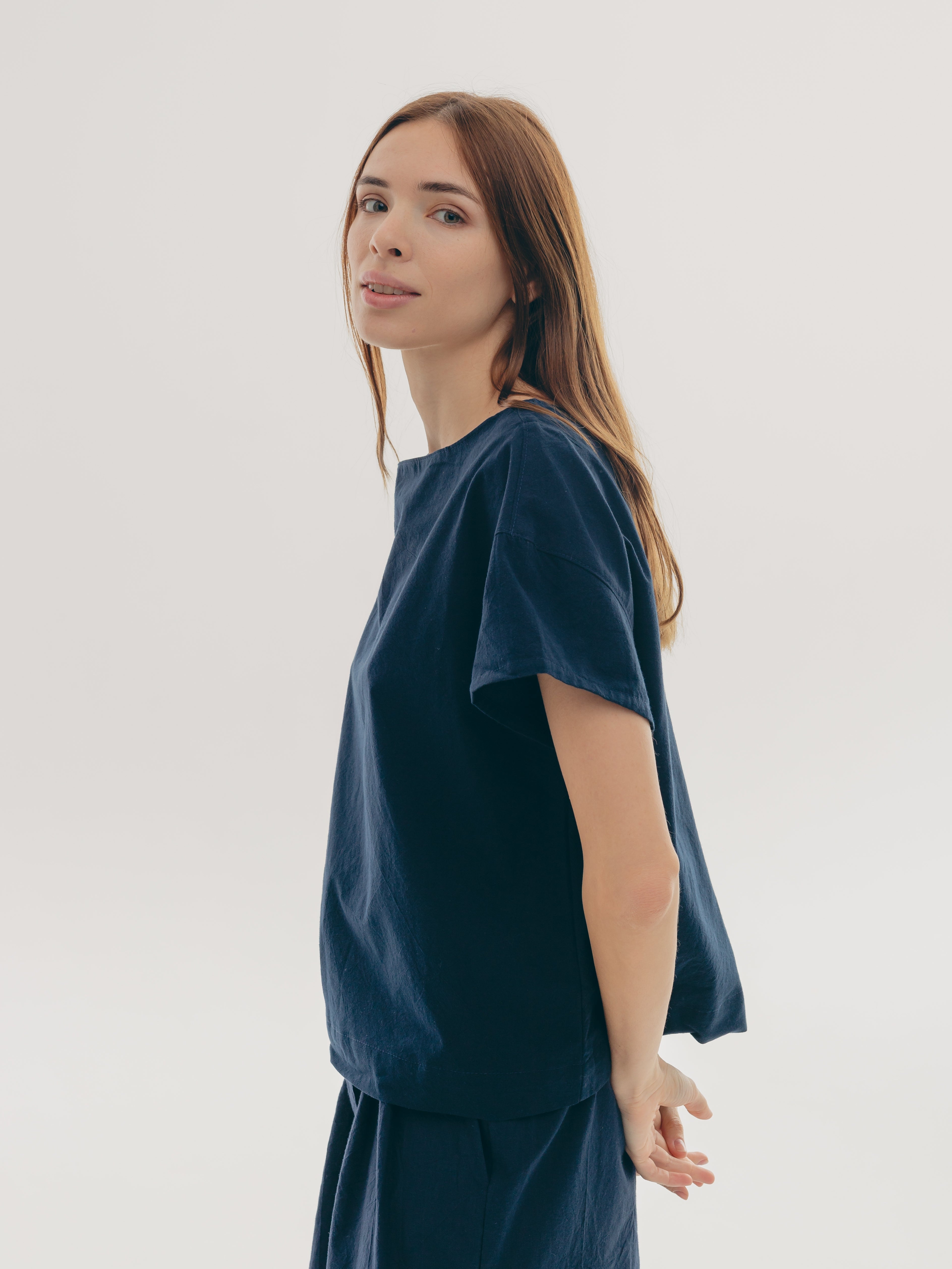 Футболка з вареної бавовни Leglo Navy