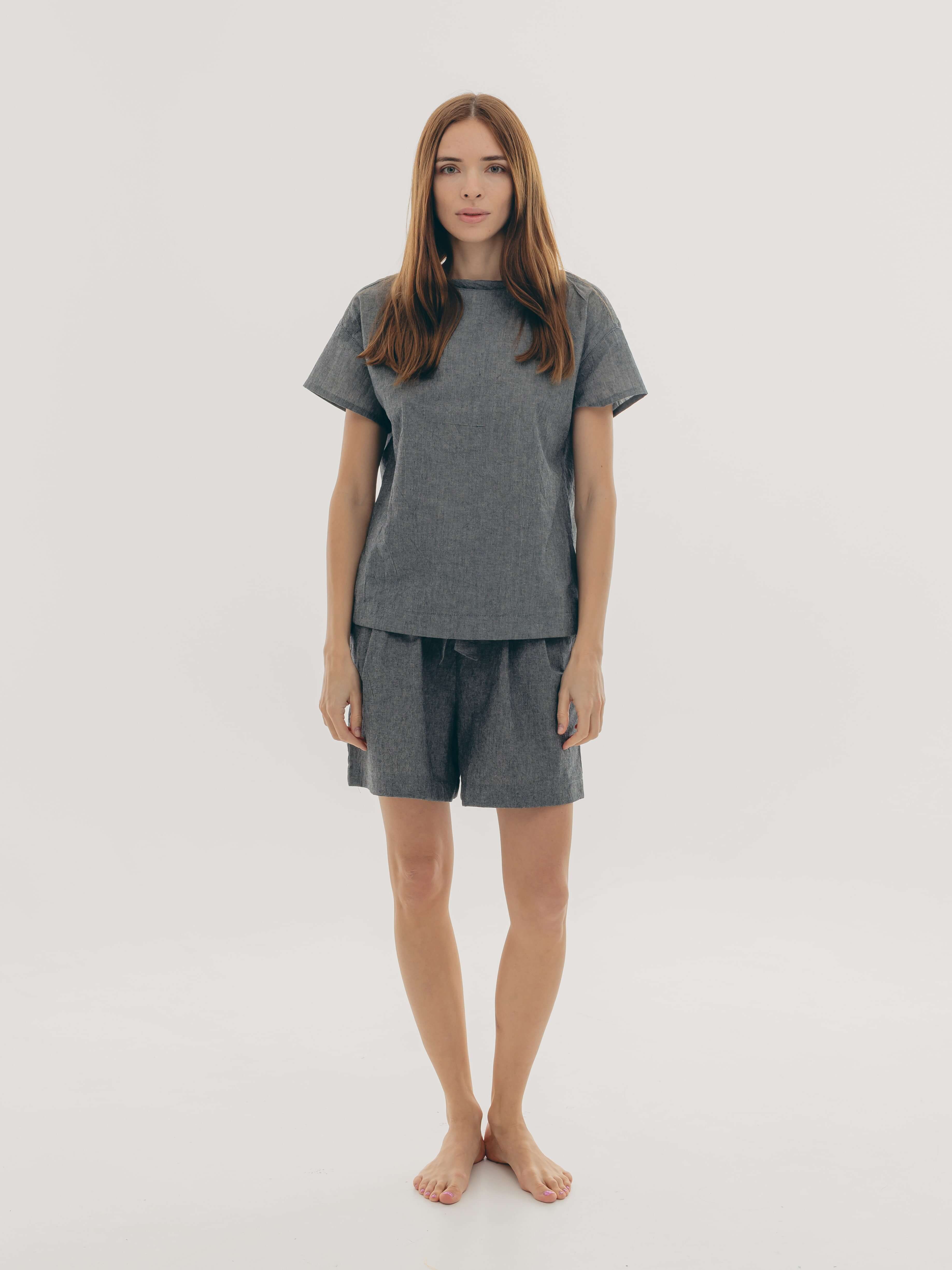 Піжама жіноча з шортами Silver