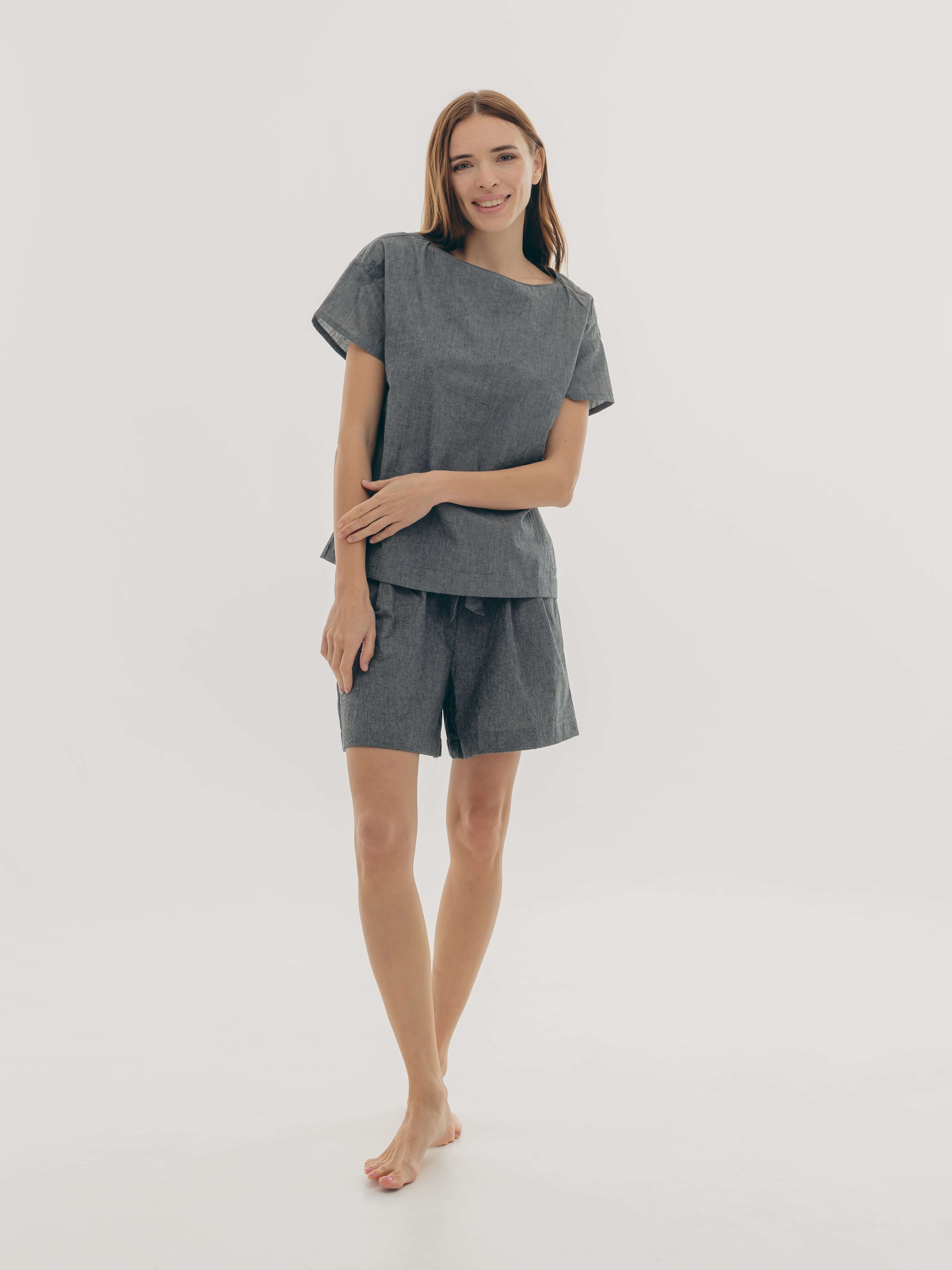 Піжама жіноча з шортами Silver