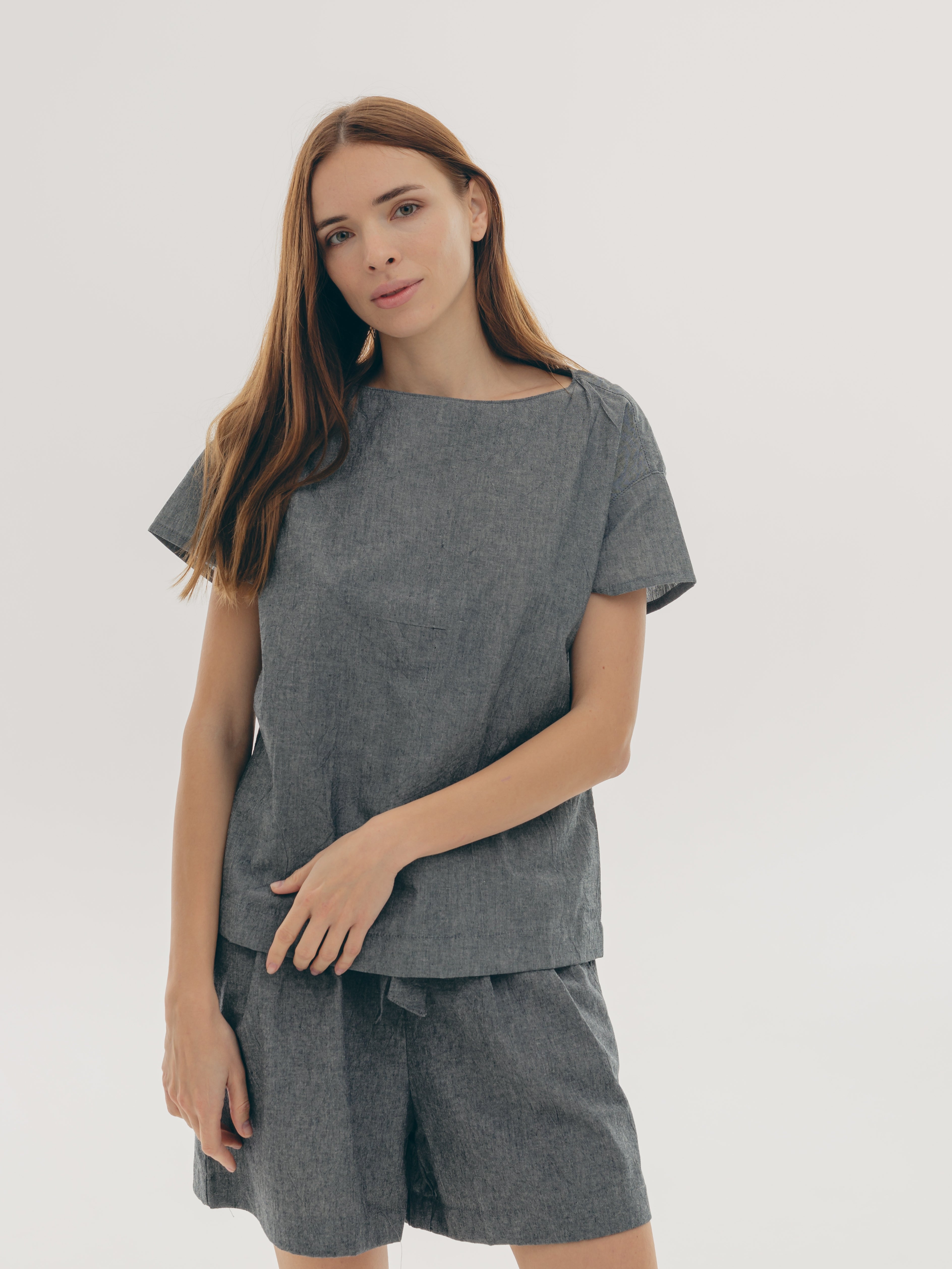 Футболка з вареної бавовни Leglo Silver