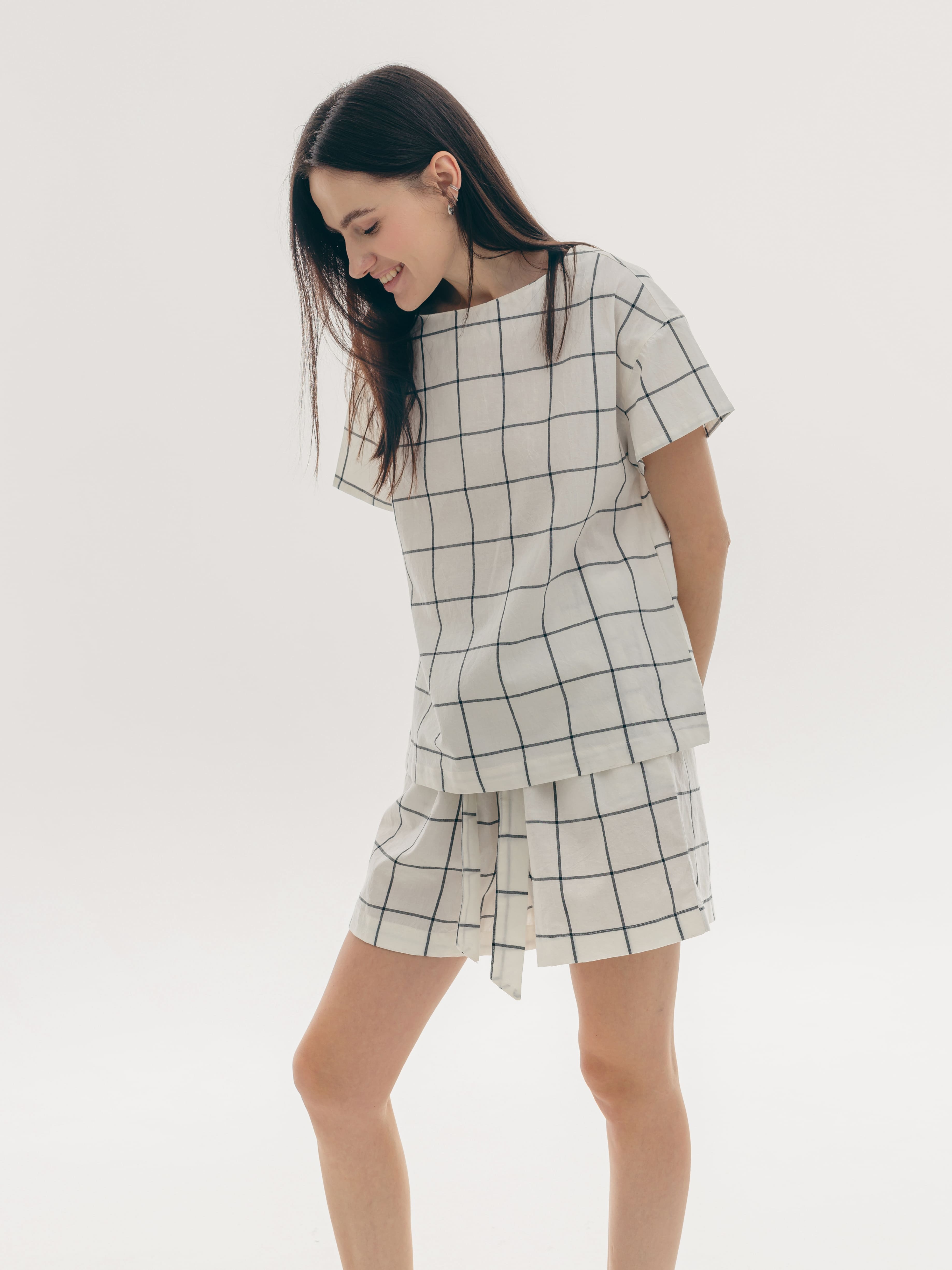 Футболка з вареної бавовни Leglo Grid