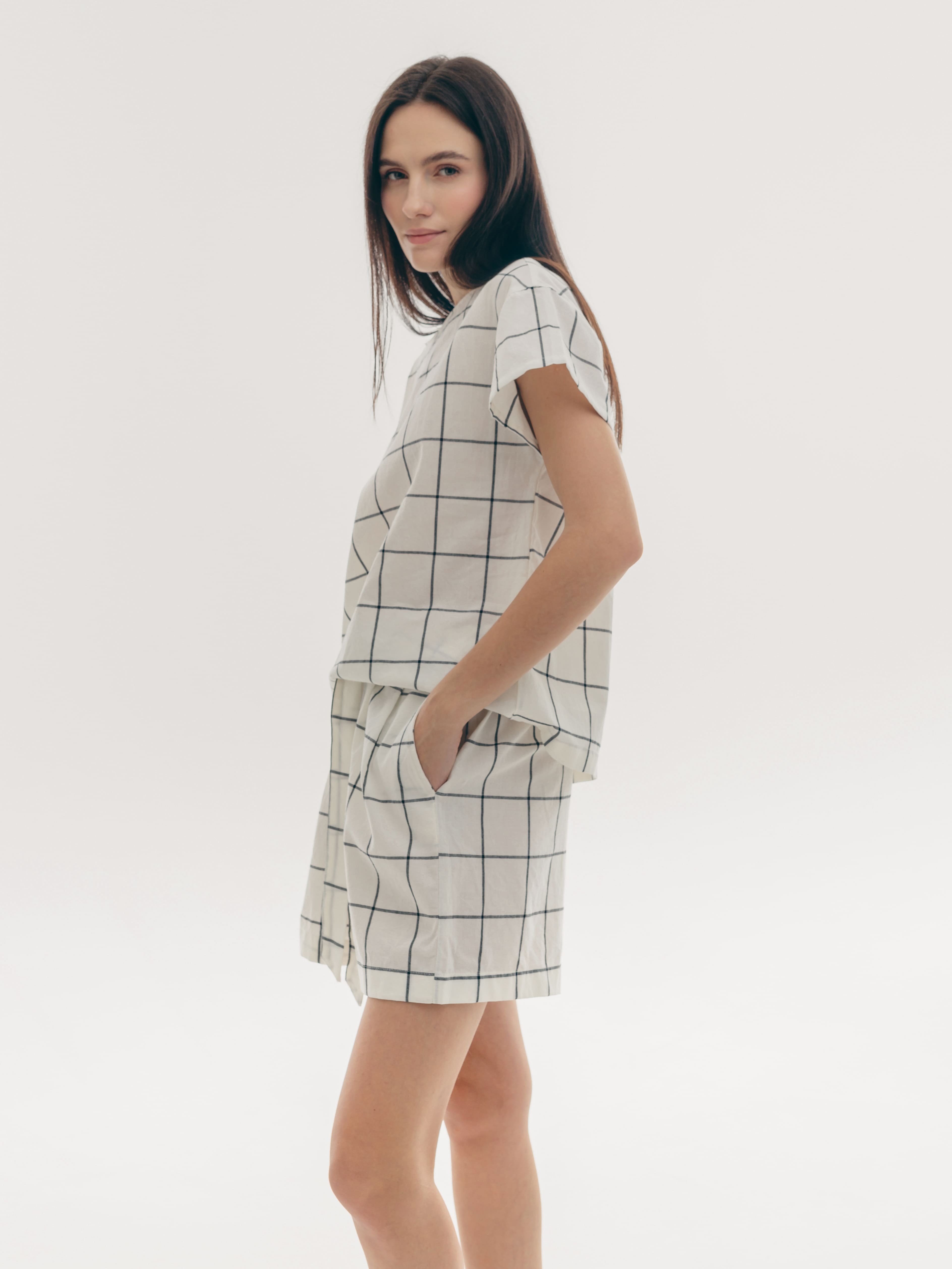 Футболка з вареної бавовни Leglo Grid