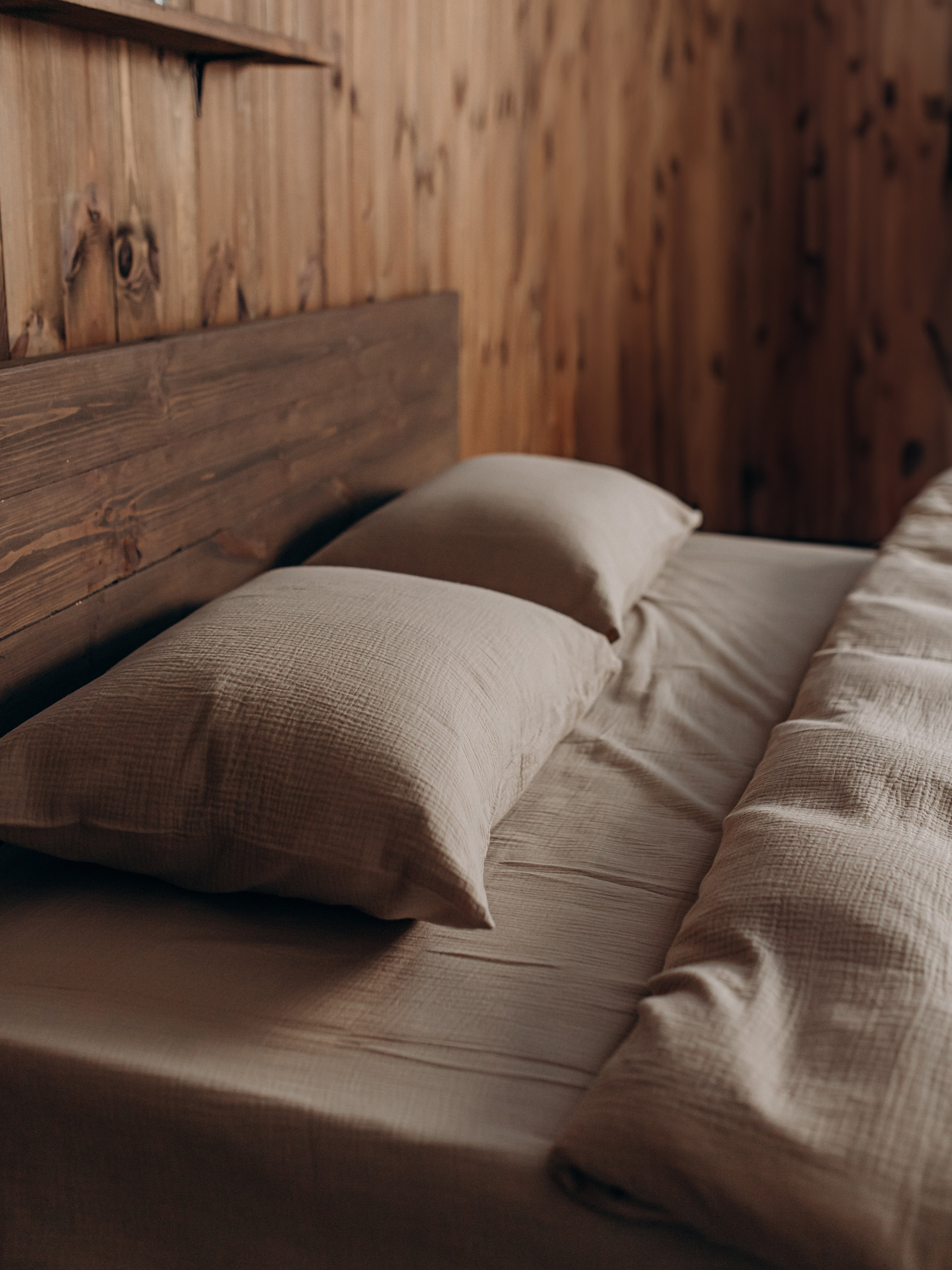 Наволочка з мусліну Leglo Greige