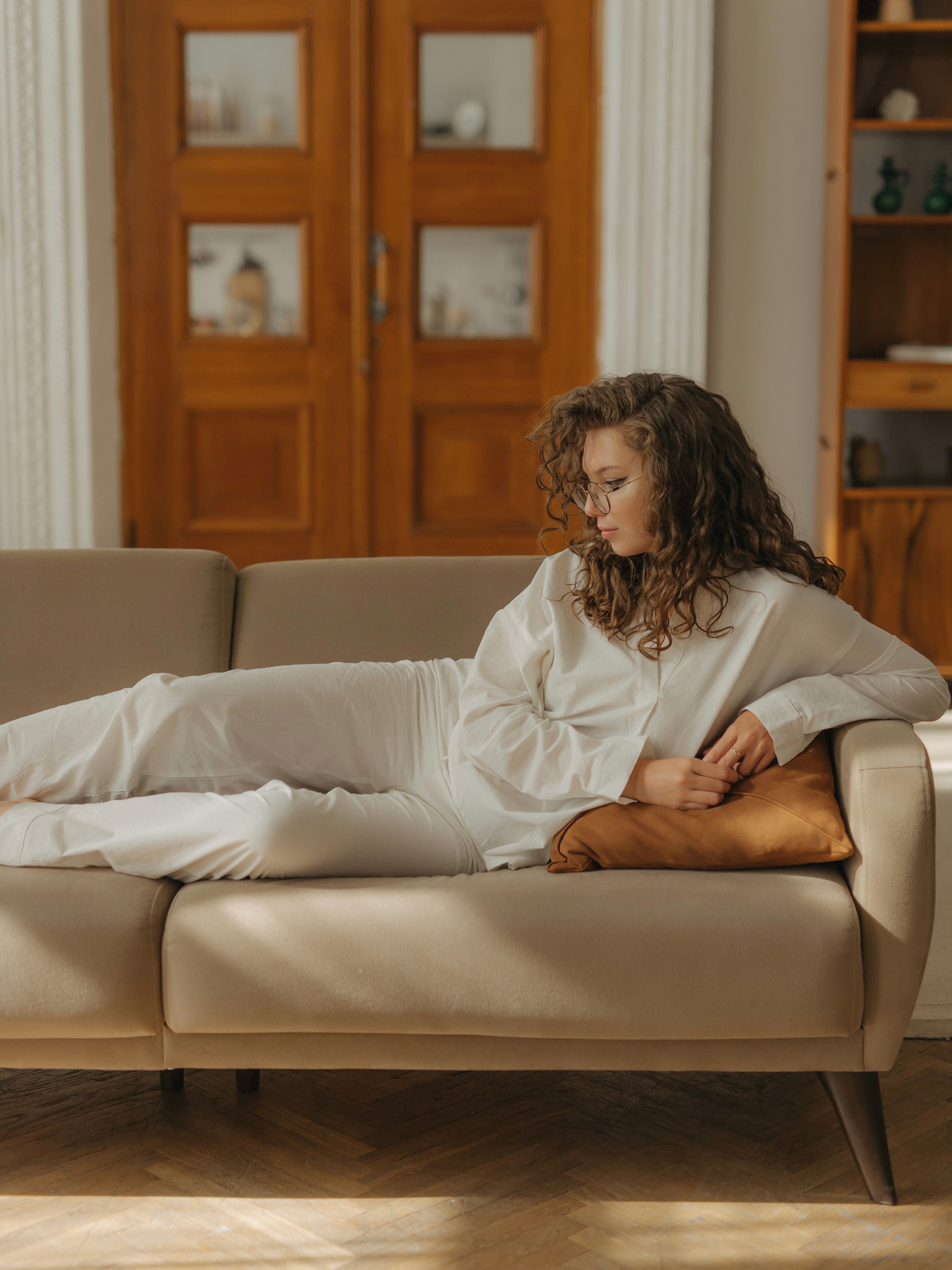 Піжама жіноча з вареної бавовни Creme