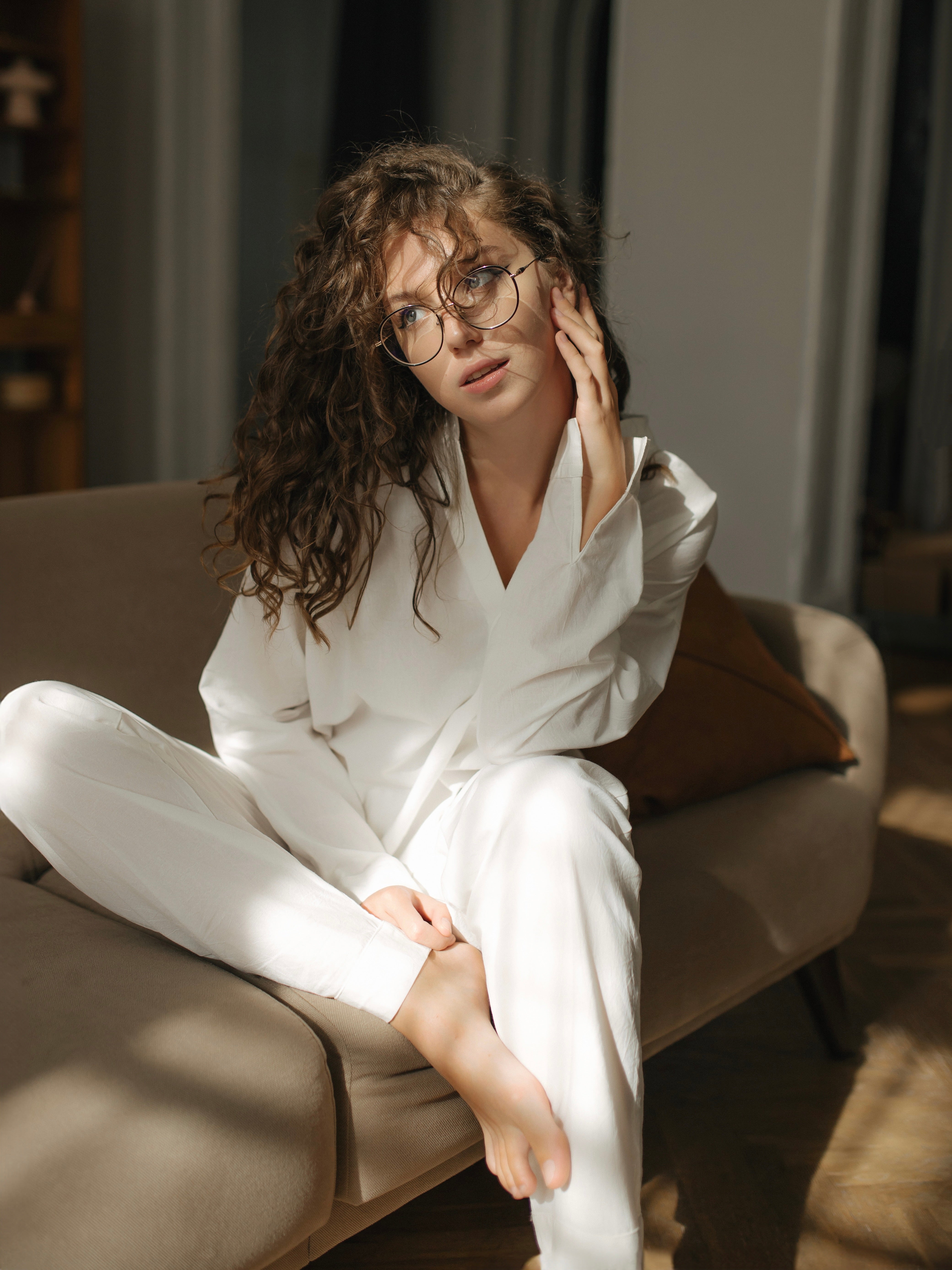 Піжама жіноча з вареної бавовни Creme