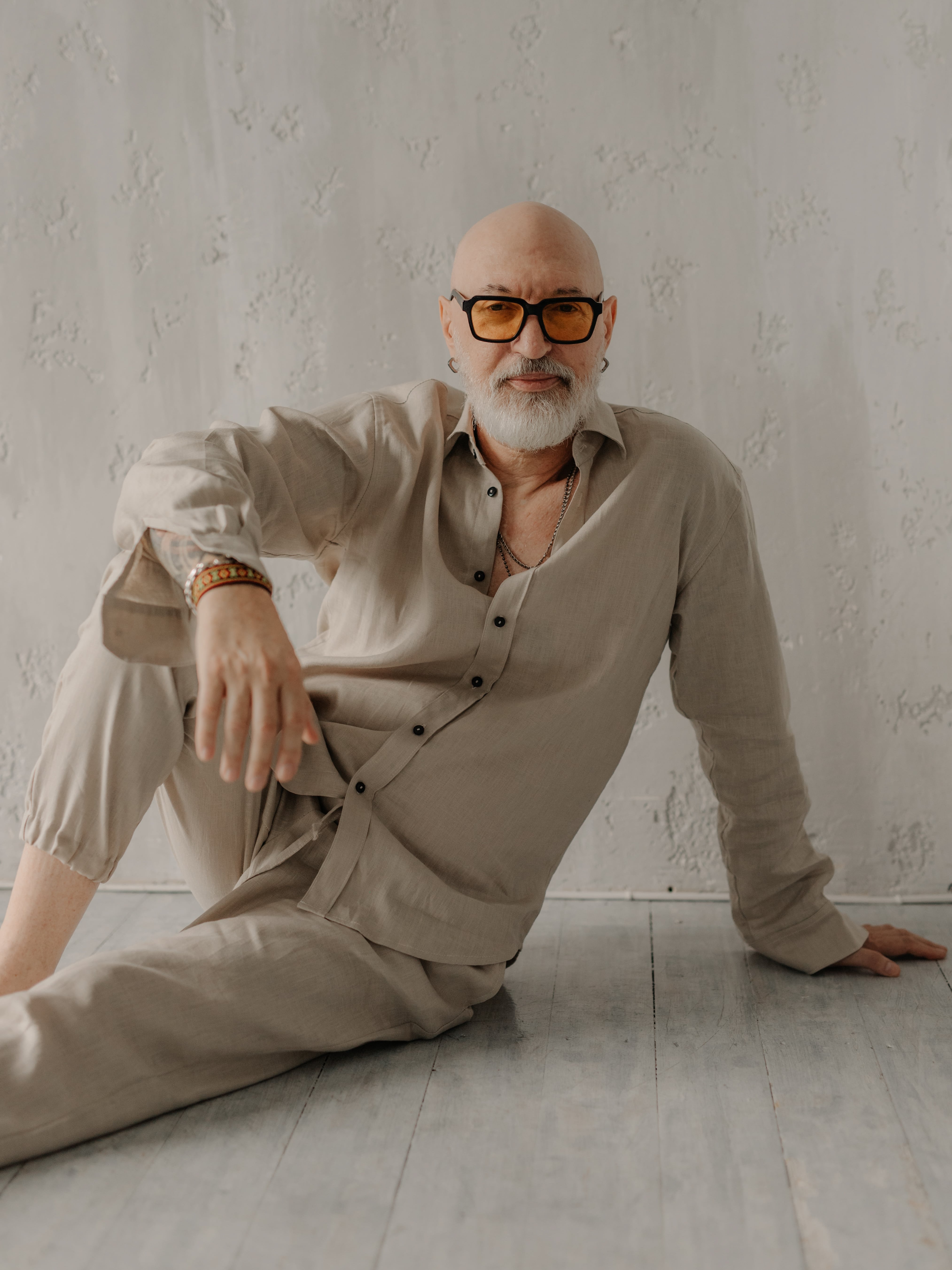 Костюм чоловічий з льону Leglo Ivory