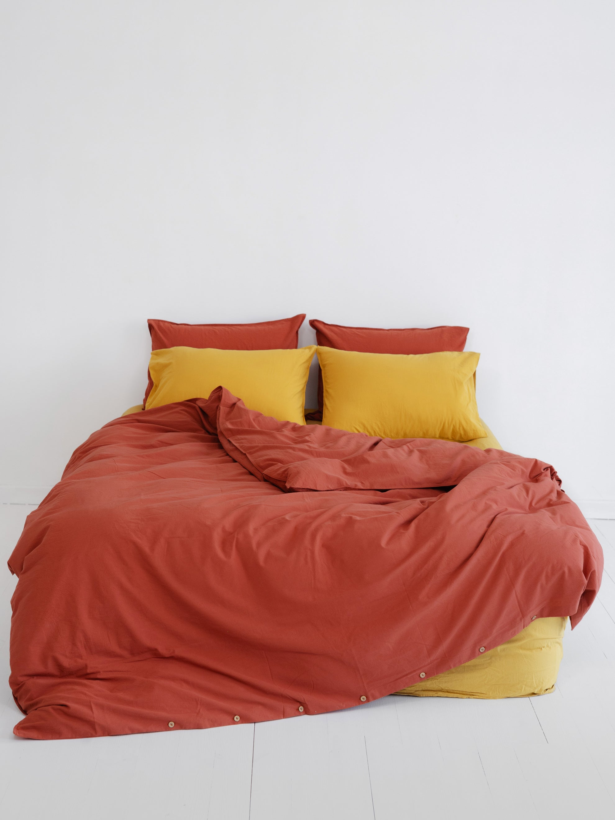 Комплект білизни з вареної бавовни Leglo Mix Terra-Curry