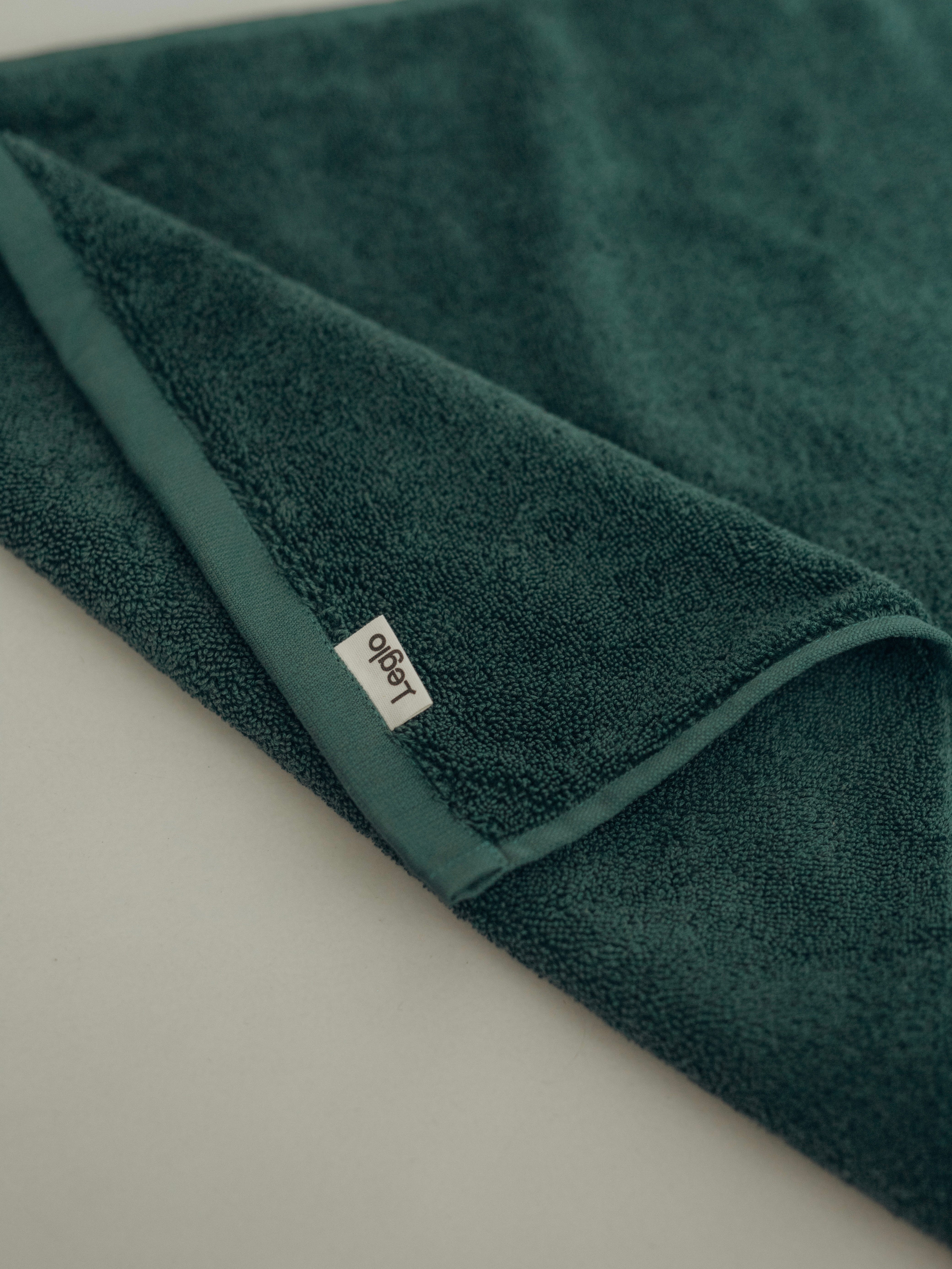 Комплект рушників Leglo Grey+Smaragd (4 шт.)