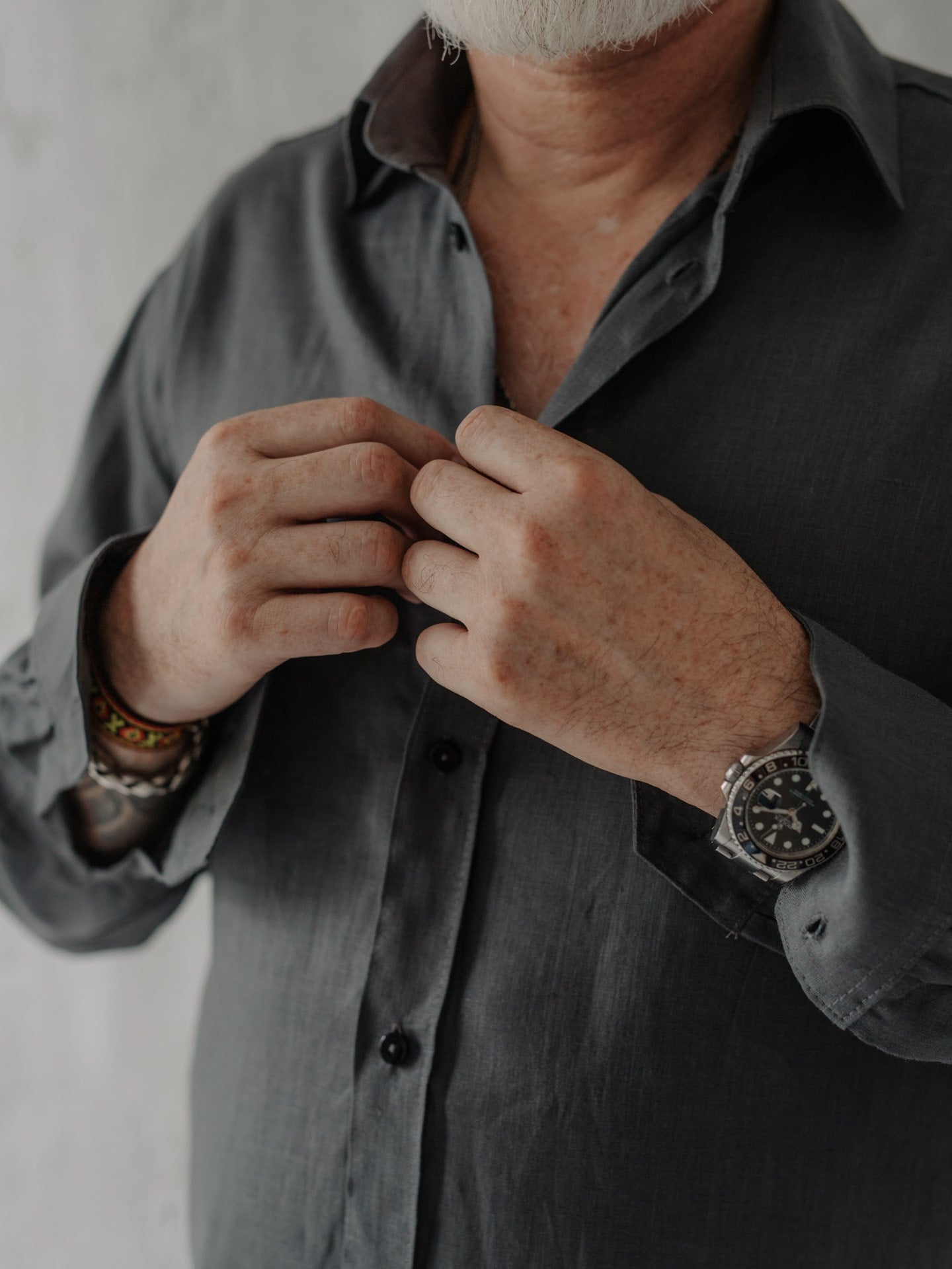 Сорочка чоловіча з льону Leglo Thunder