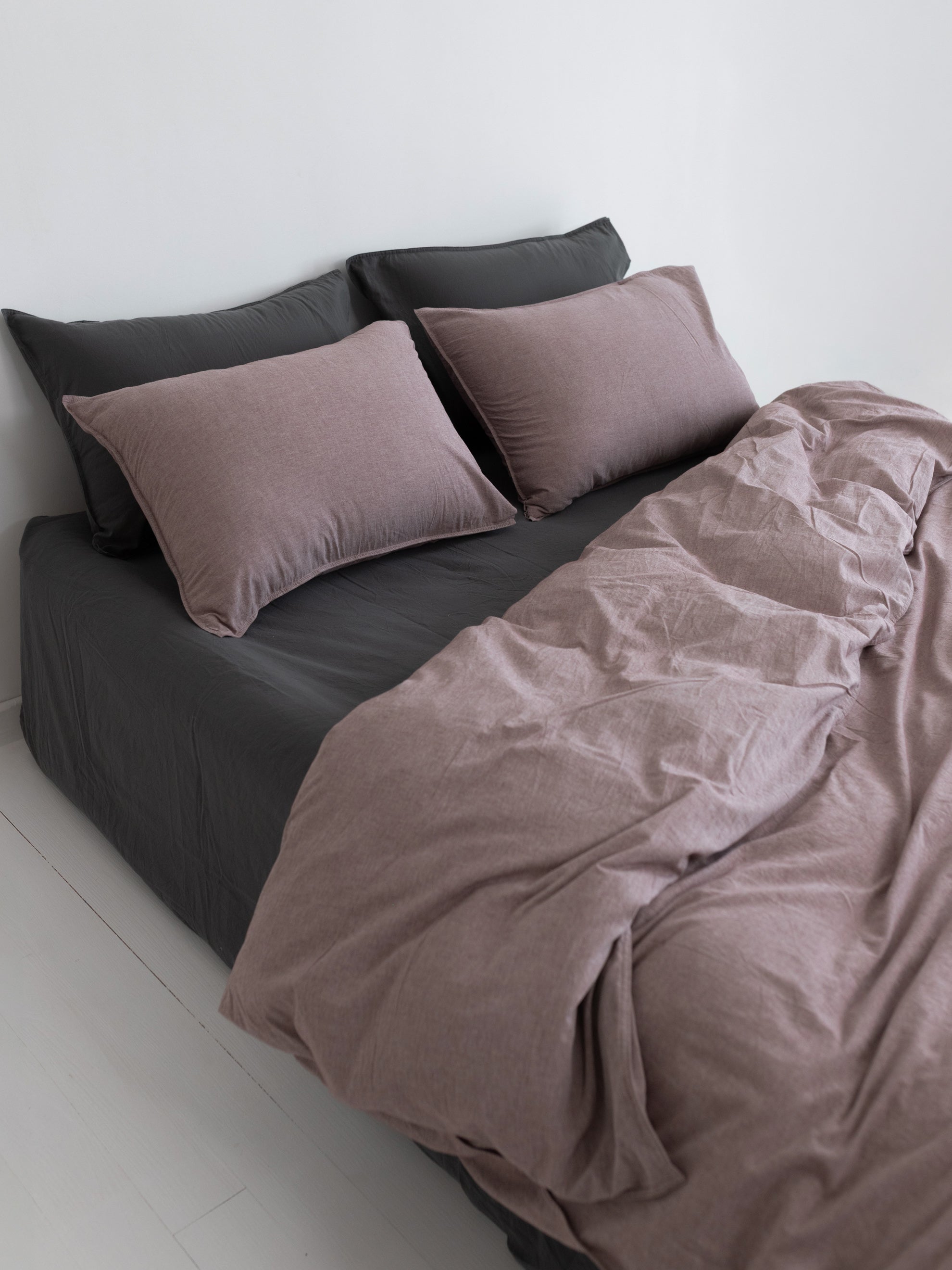 Комплект білизни з вареної бавовни Leglo Mix Fossil-Slate