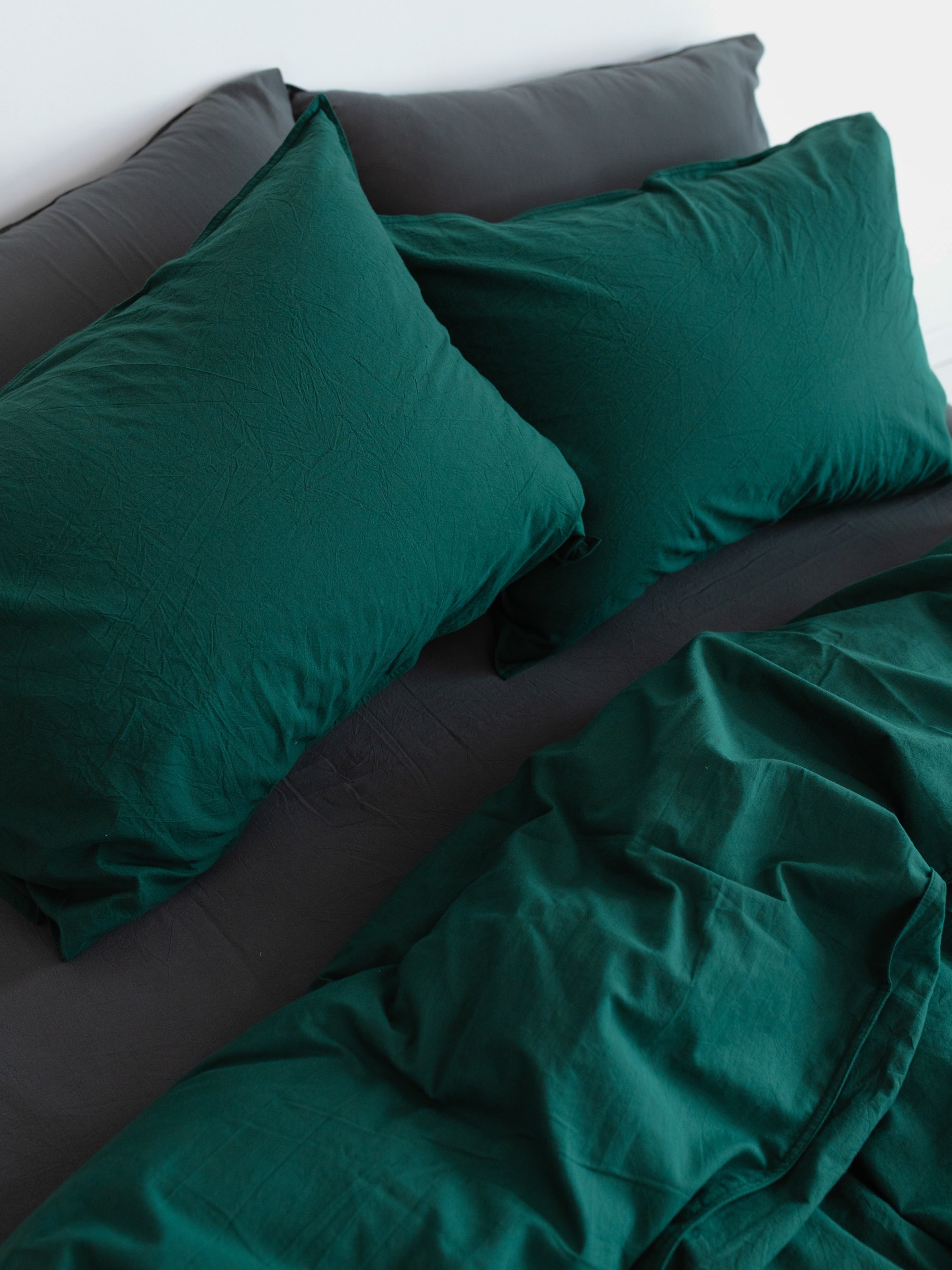 Комплект білизни з вареної бавовни Leglo Mix Smaragd-Slate