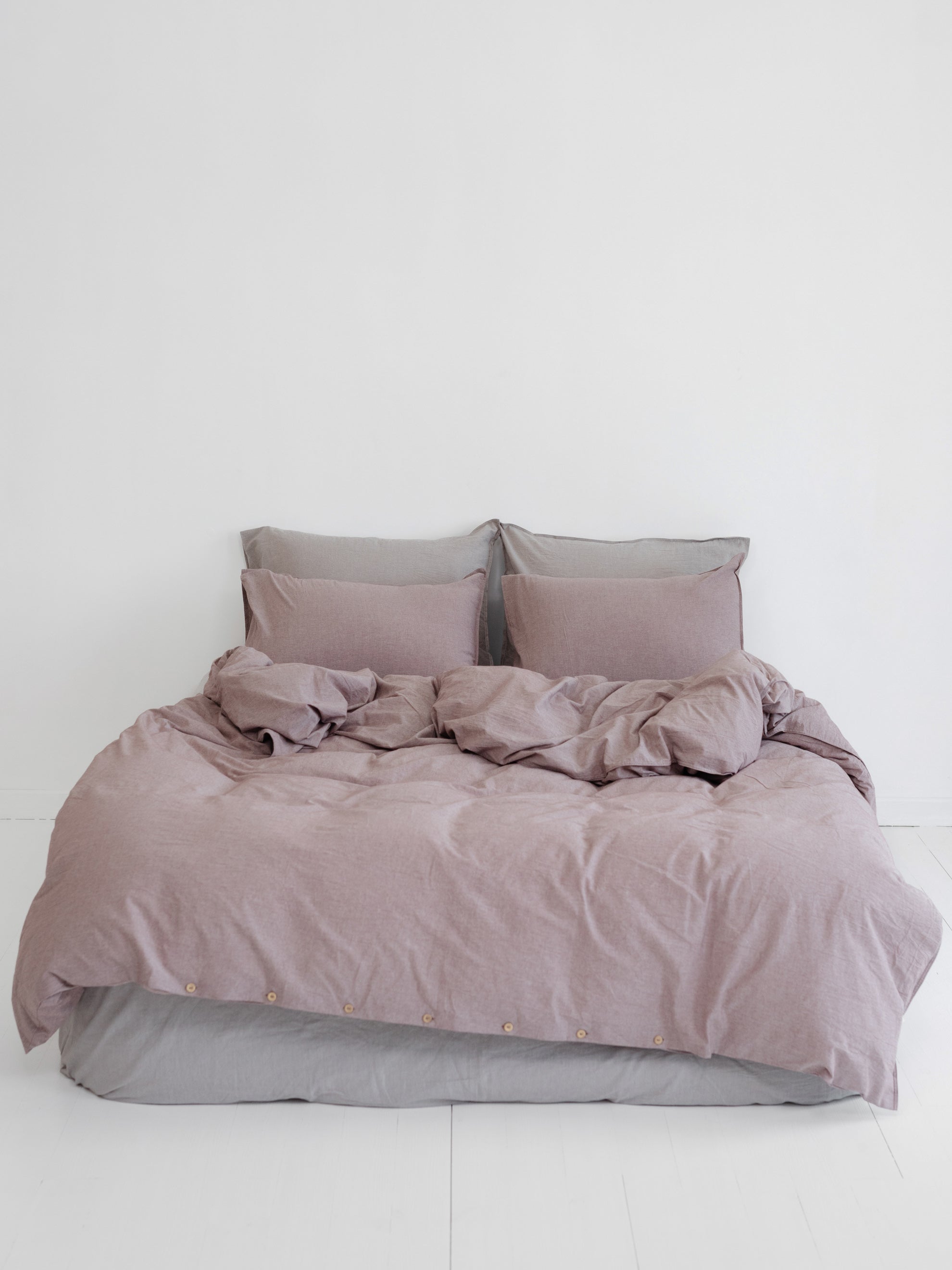 Комплект білизни з вареної бавовни Leglo Mix Fossil-Grey