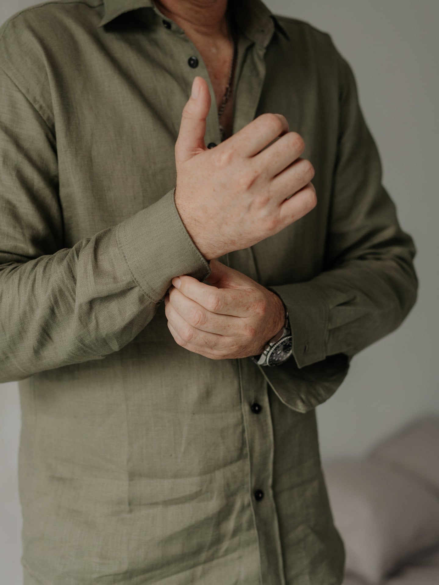 Сорочка чоловіча з льону Leglo Basil