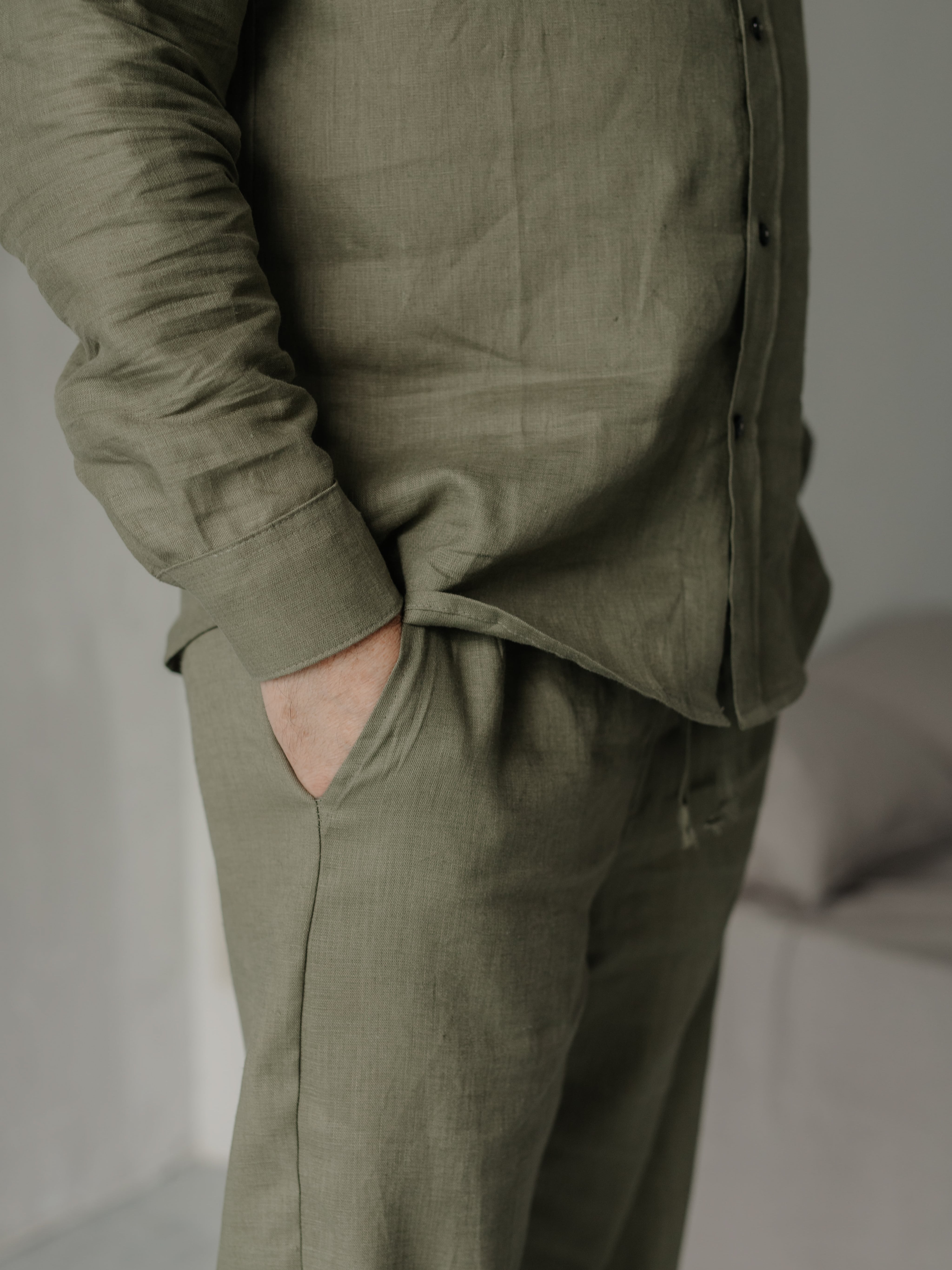 Костюм чоловічий з льону Leglo Basil