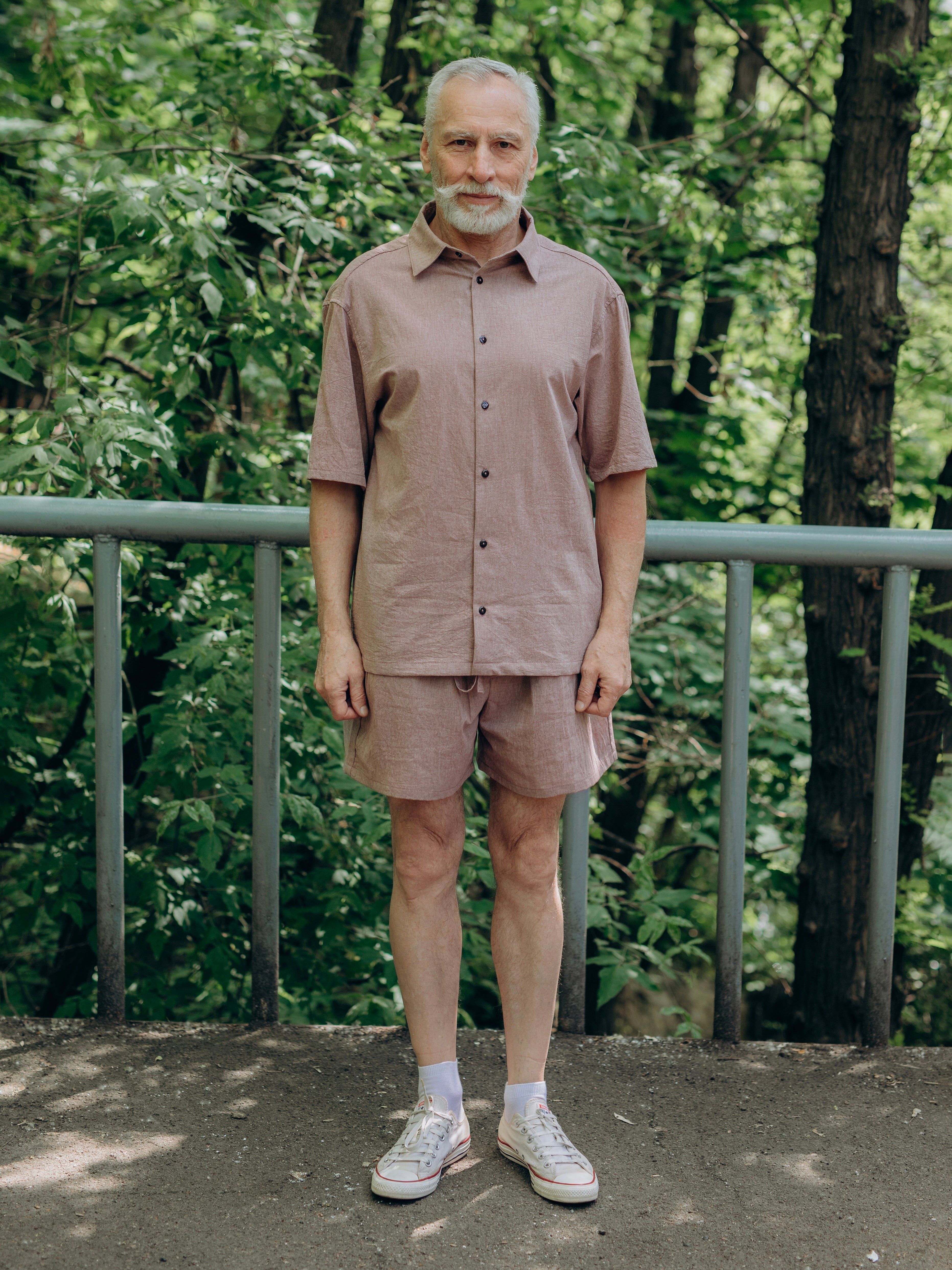 Теніска чоловіча з вареної бавовни Leglo Fossil