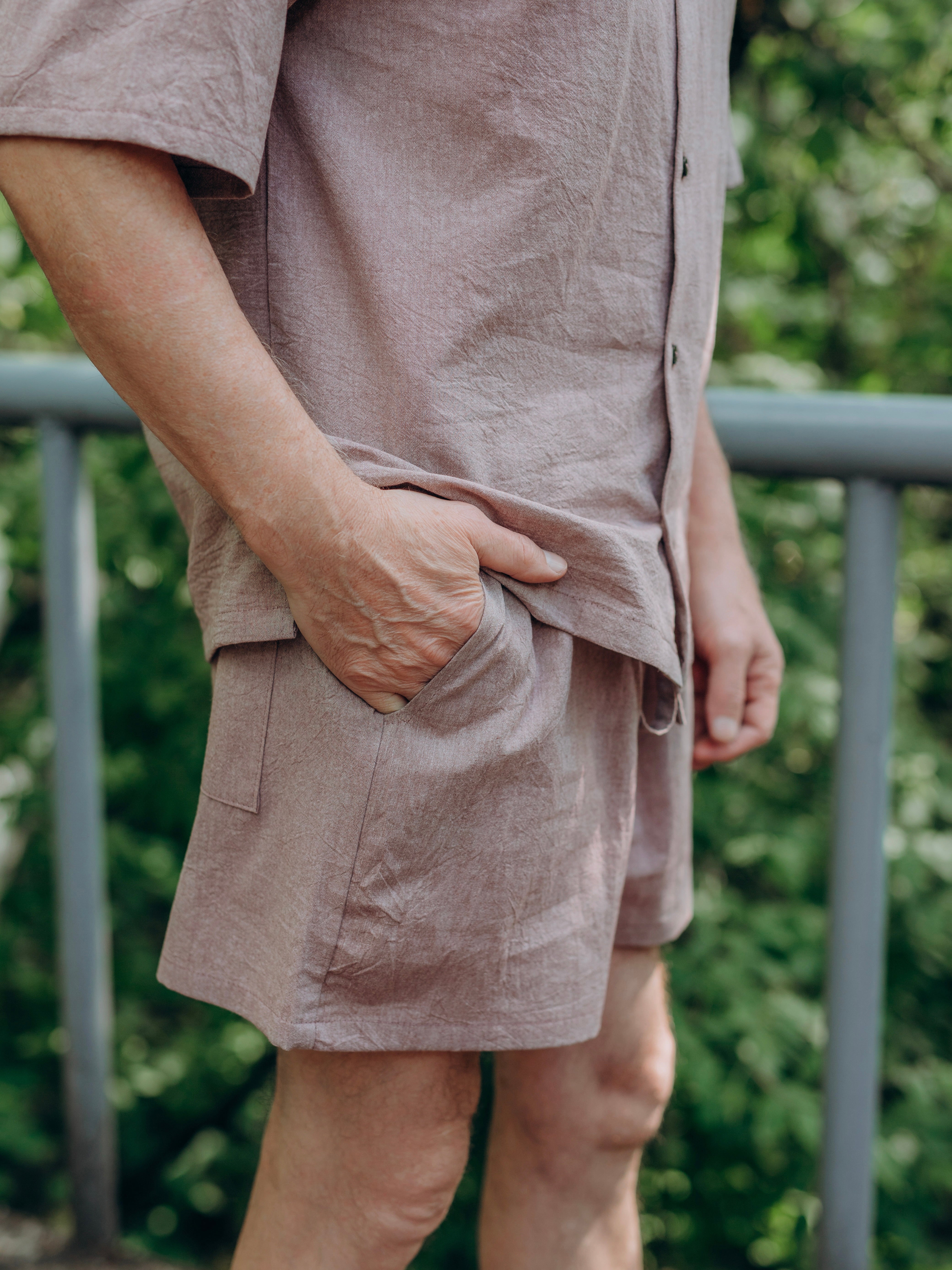 Чоловічий літній костюм з вареної бавовни Fossil