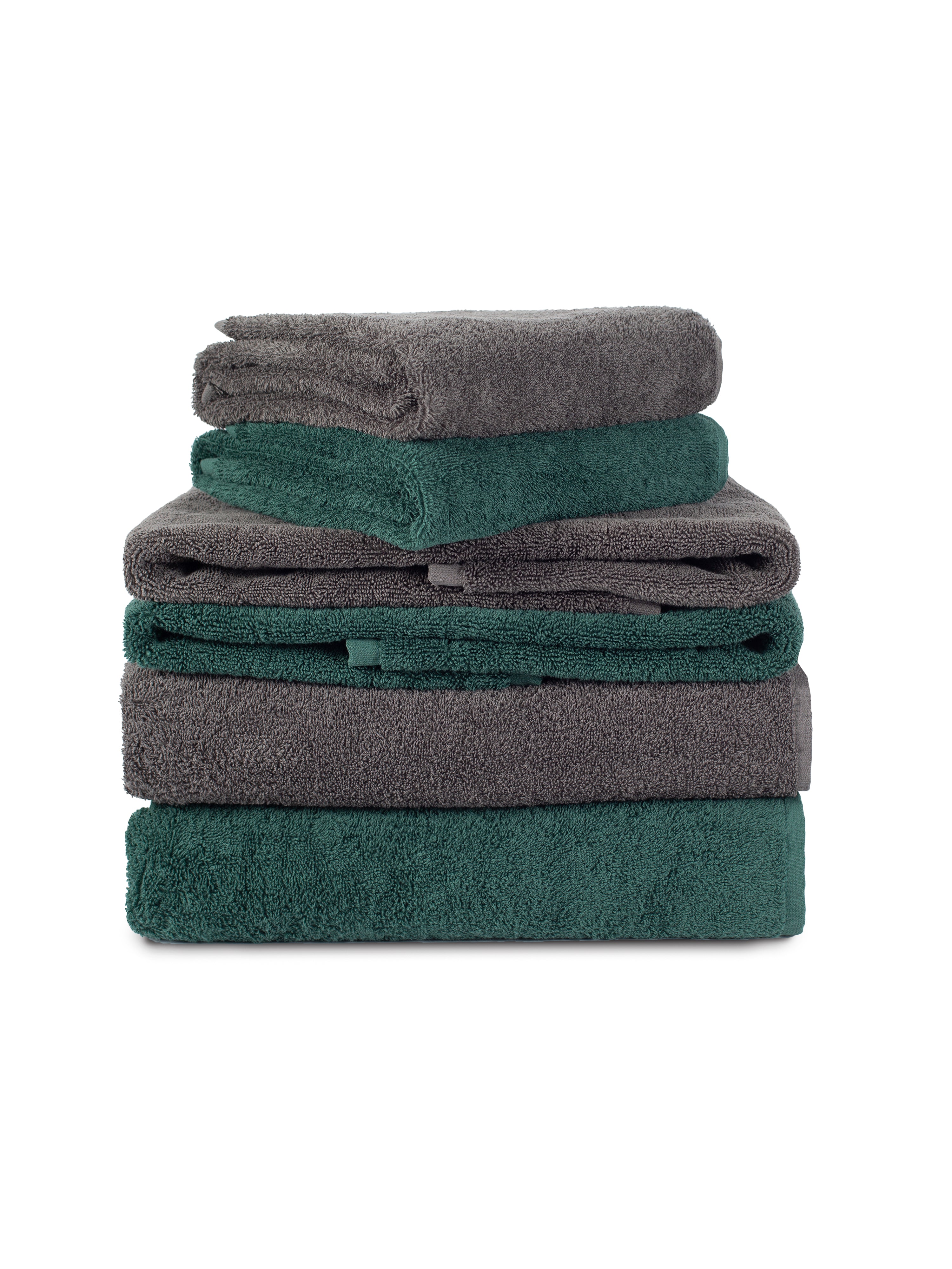 Комплект рушників Leglo Slate+Smaragd (6 шт.)
