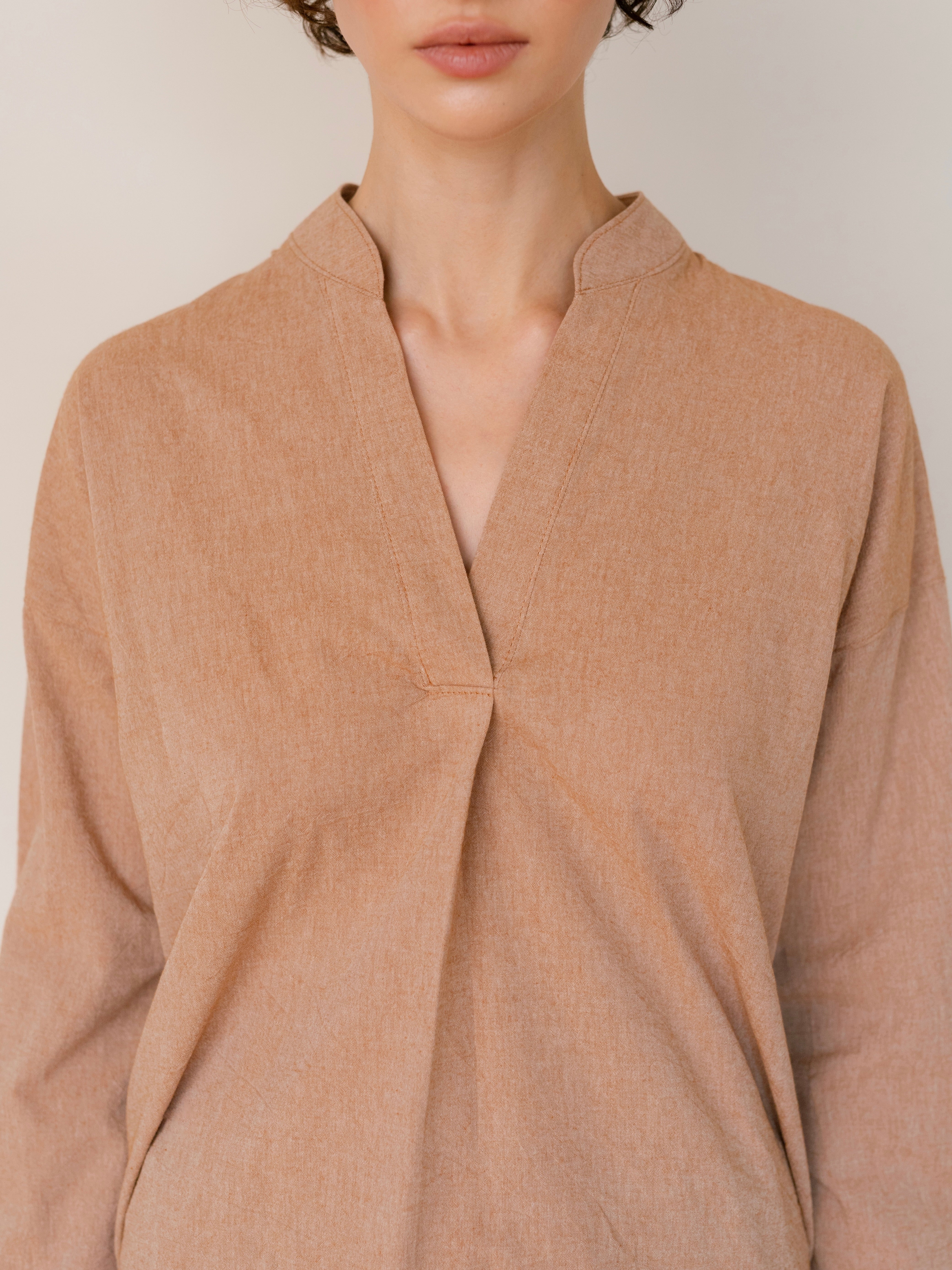 Сорочка жіноча з вареної бавовни Leglo Carob