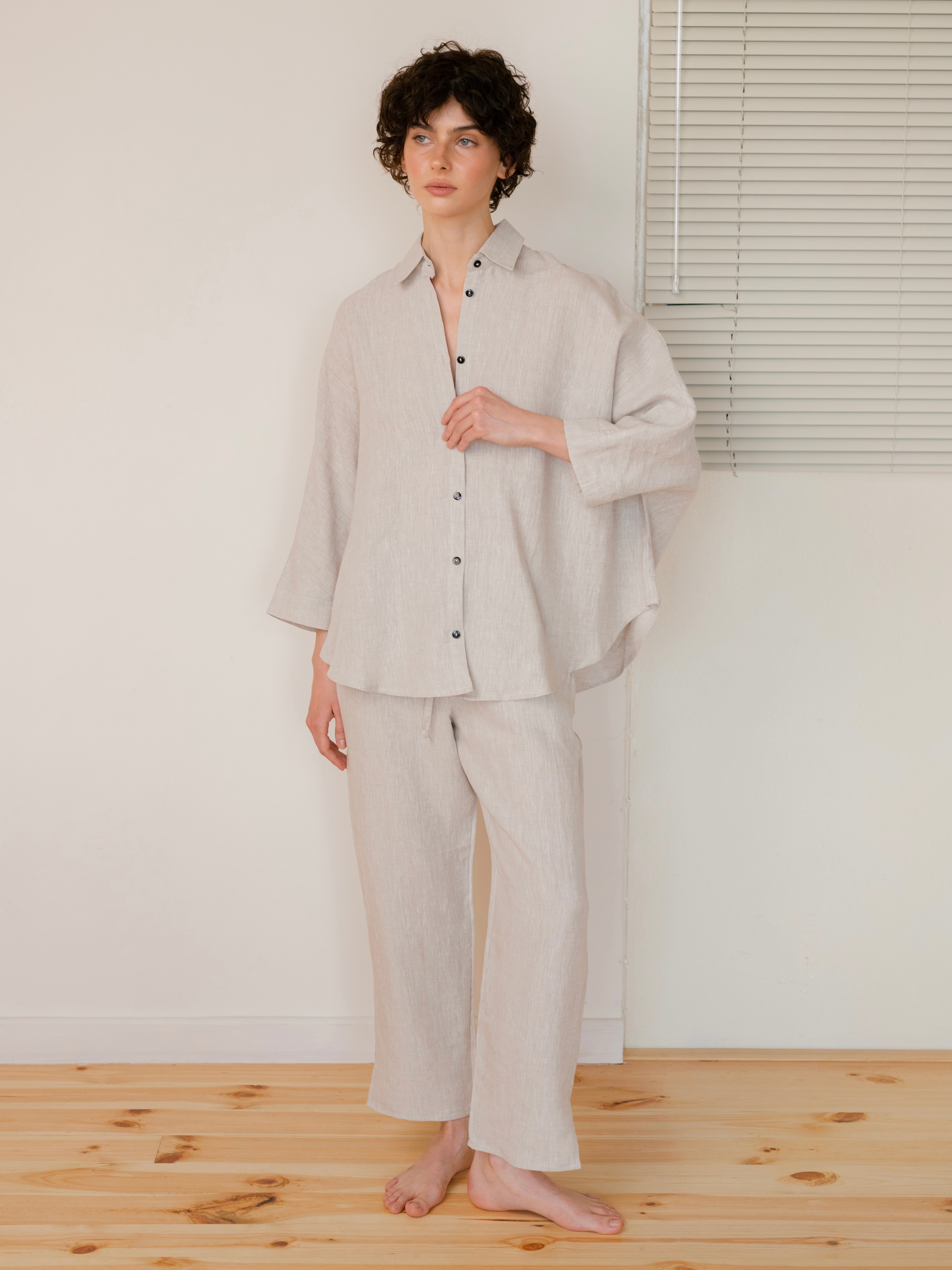 Костюм жіночий з льону Leglo Ivory