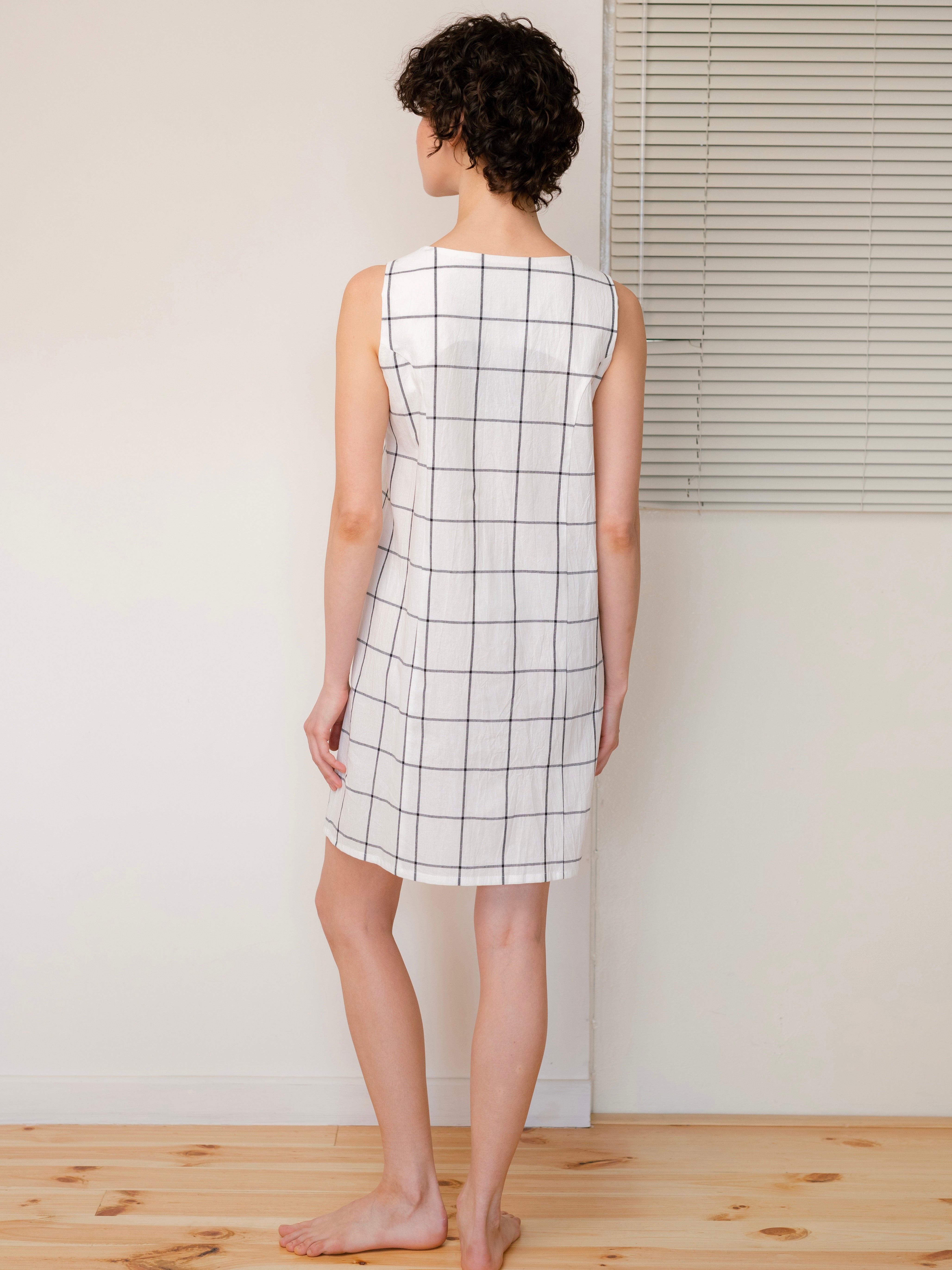 Сукня з вареної бавовни Leglo Grid