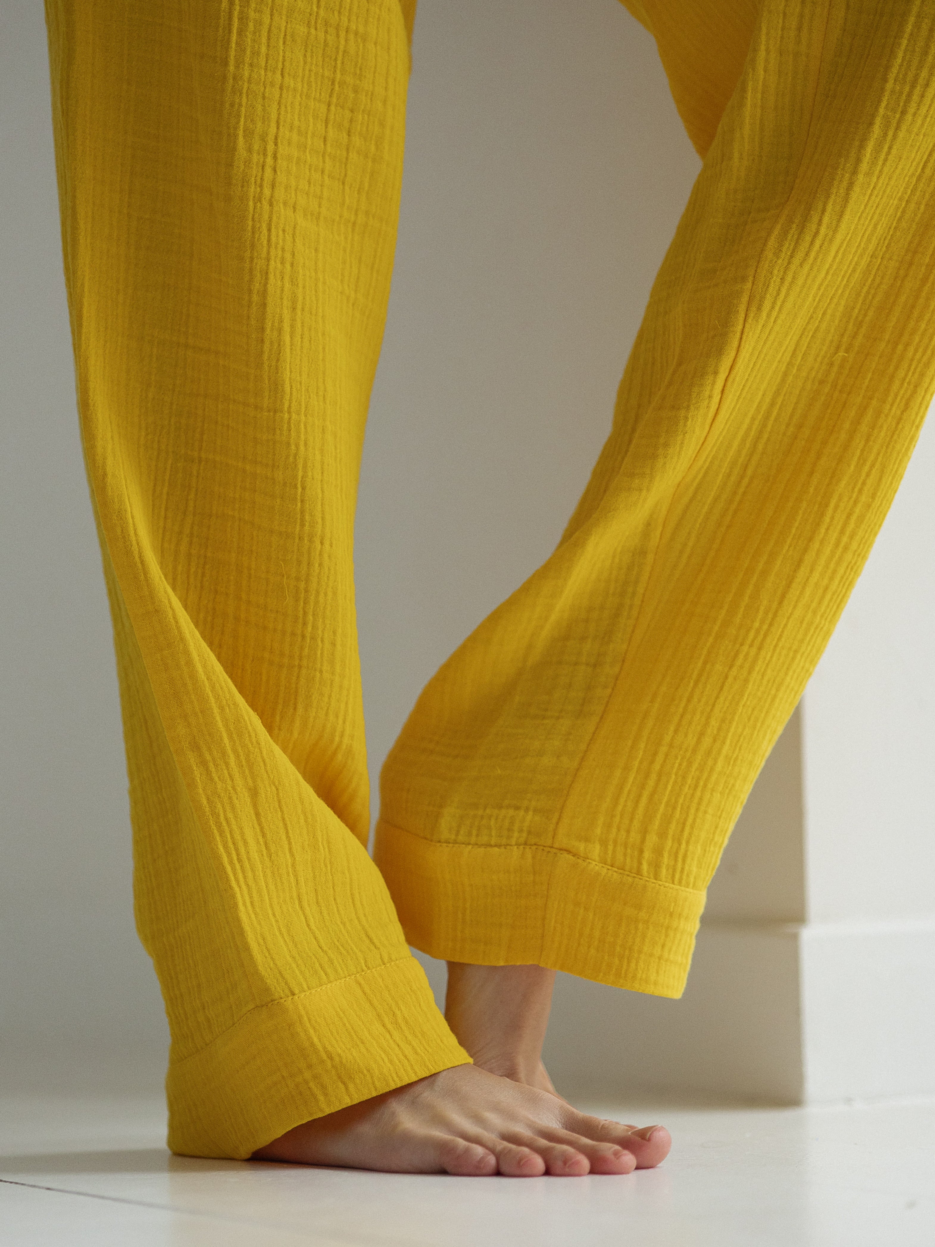 Піжама жіноча з мусліну Leglo Yellow