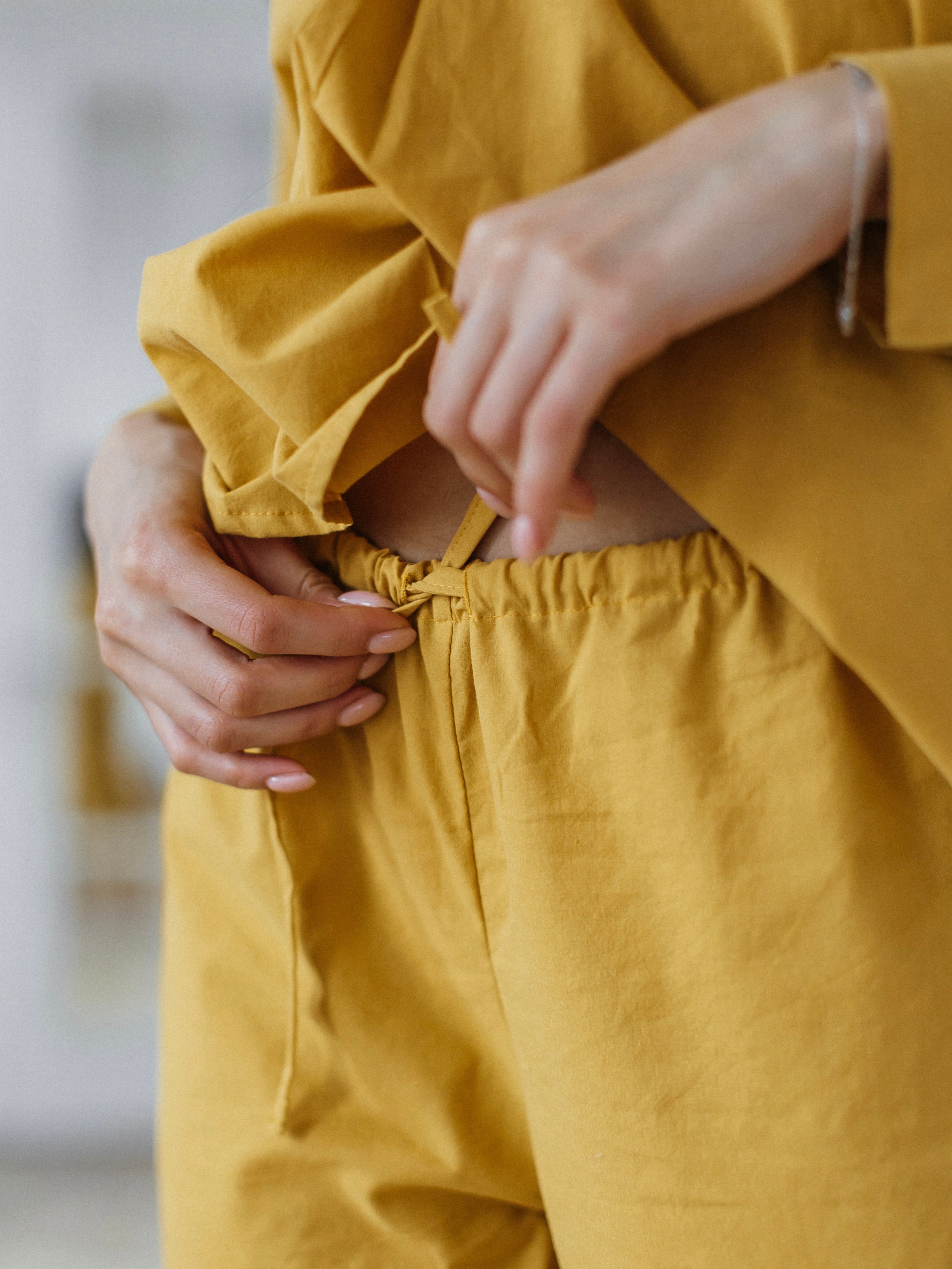 Штани жіночі з вареної бавовни Leglo Curry