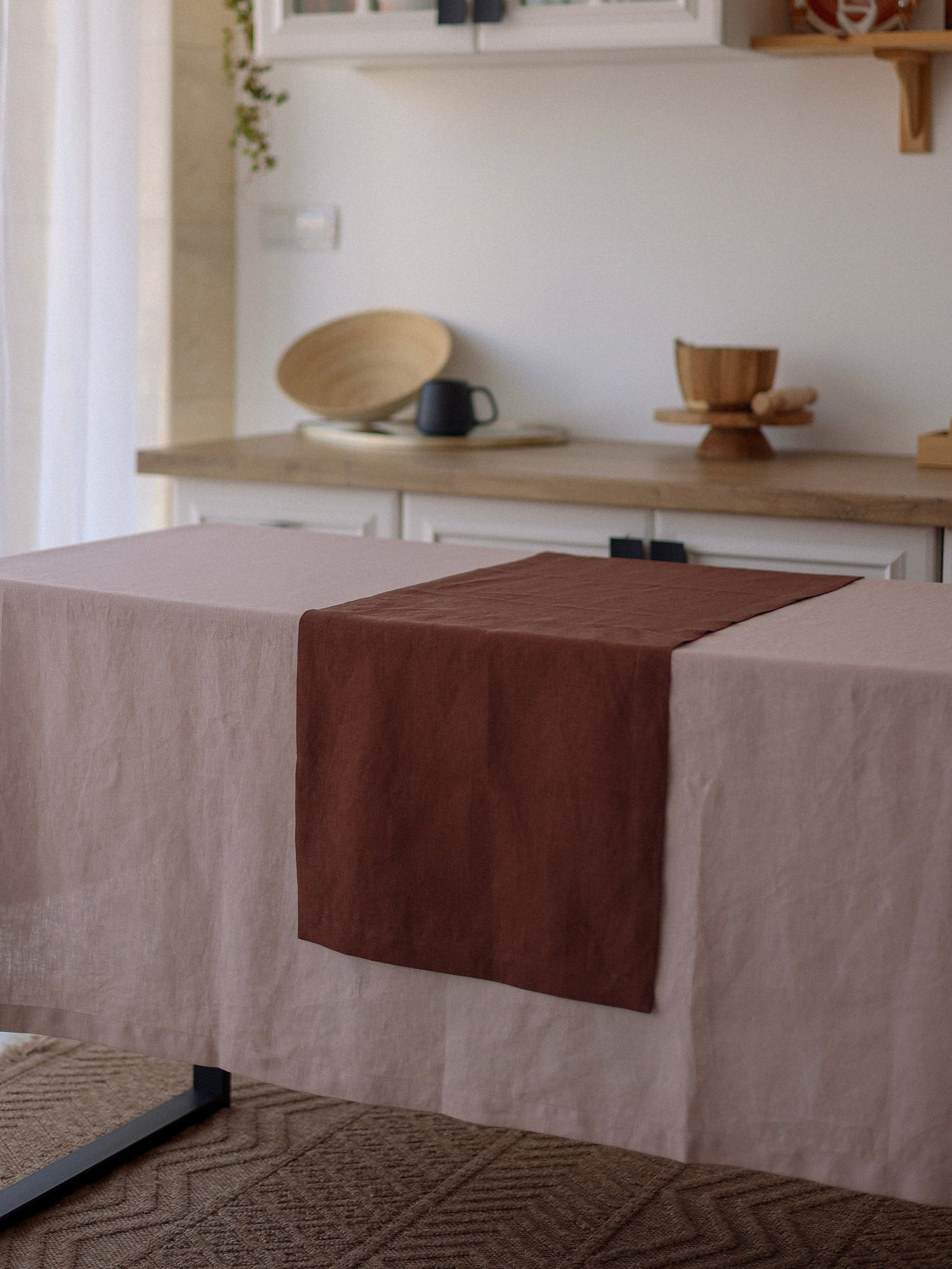 Ранер з вареного льону Leglo Wine